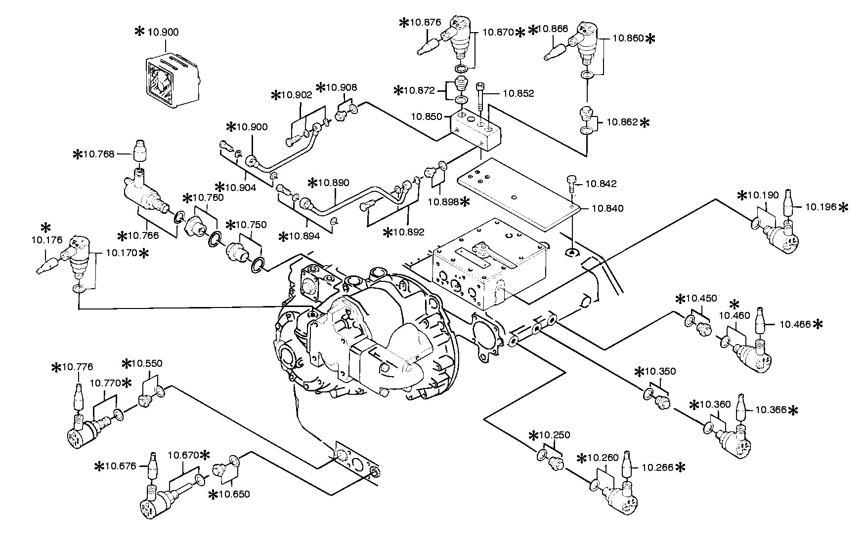Жгут проводов 3084210224 ZF