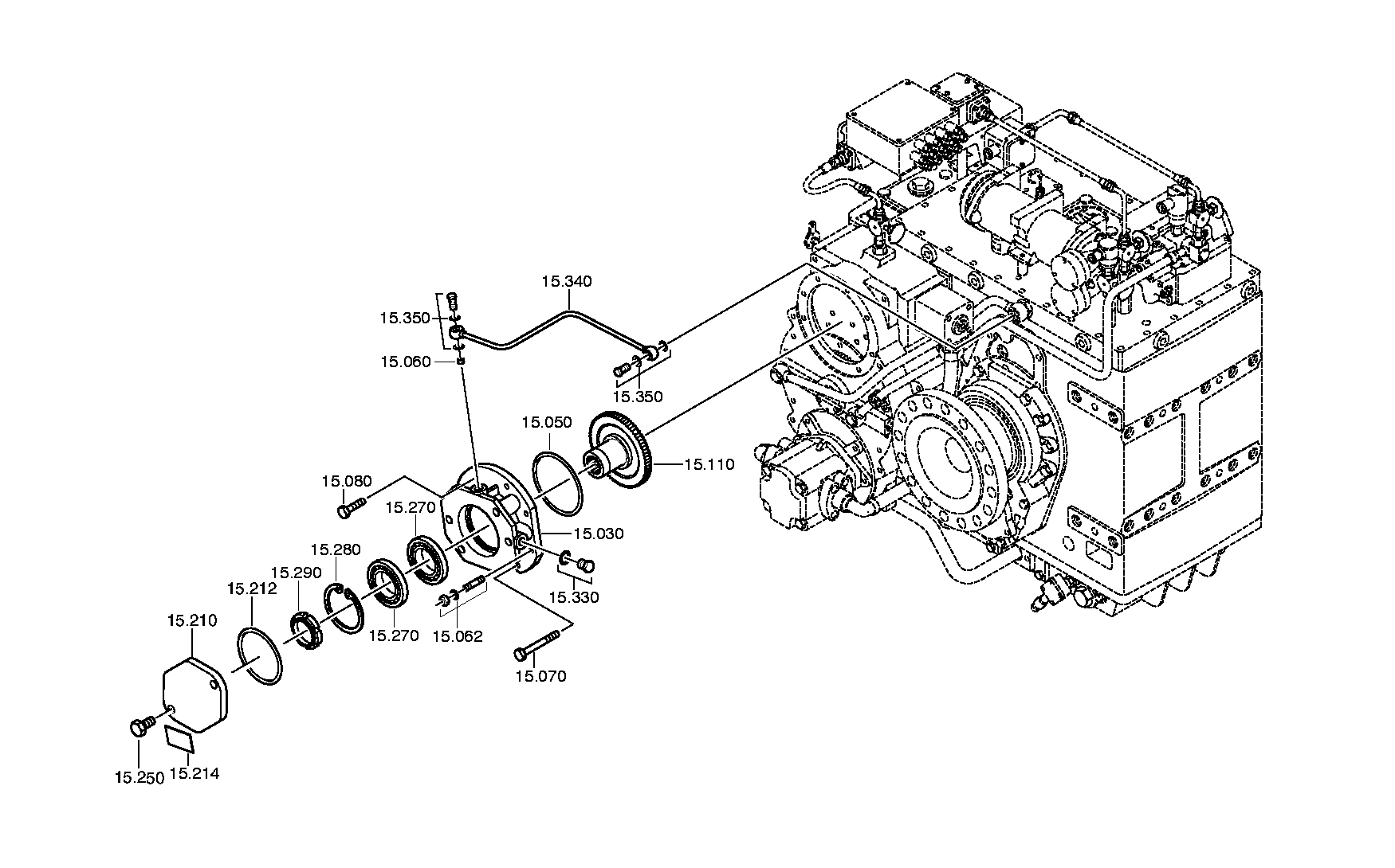 Трубопровод 3084215002 ZF