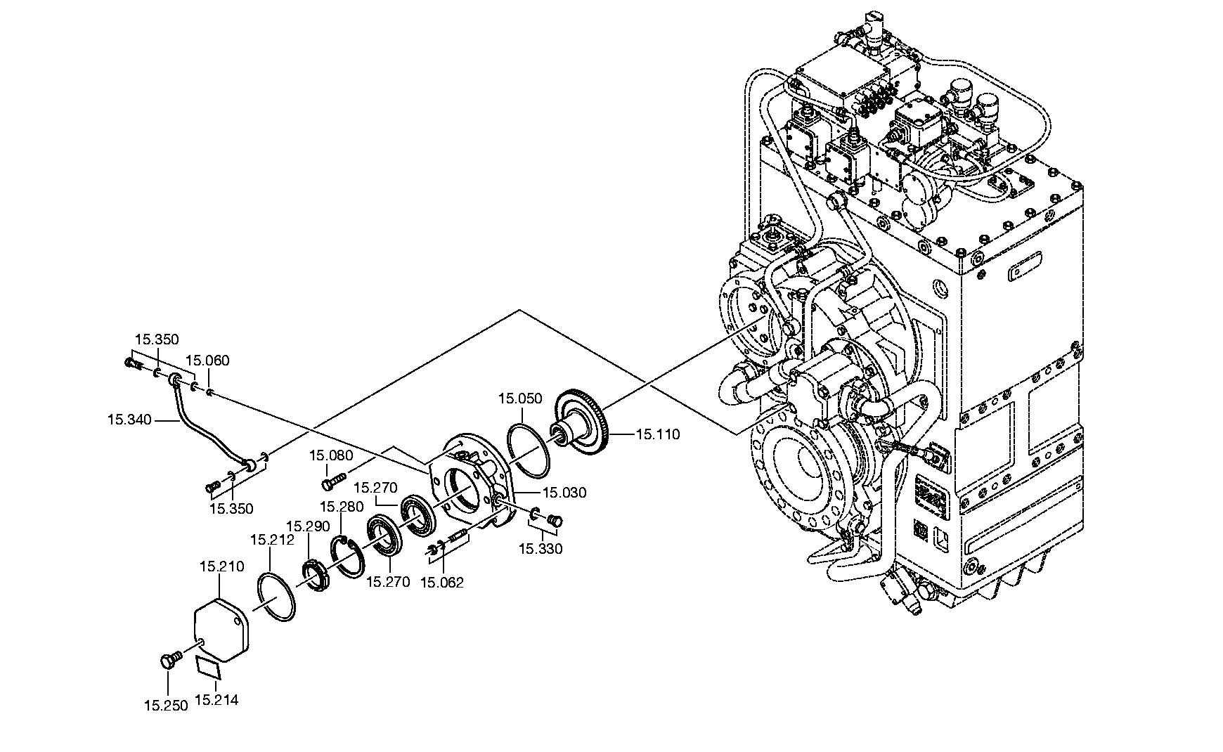 Трубопровод 3084215003 ZF