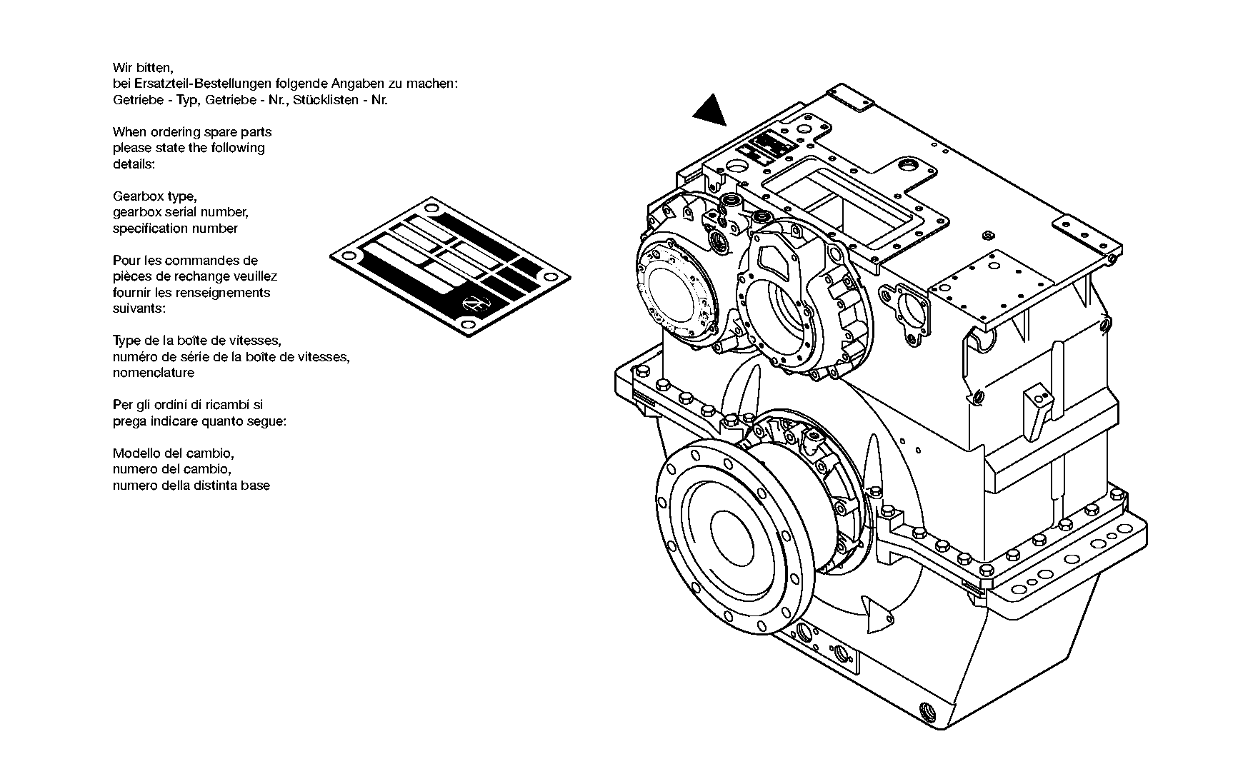 Коробка отбора мощности 3084115421 ZF