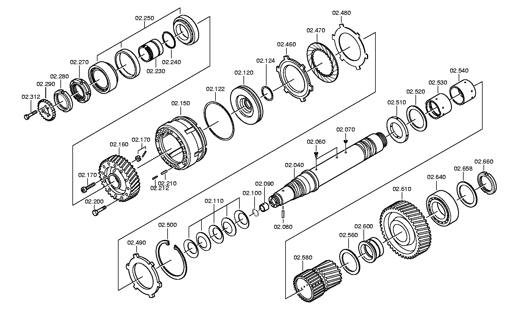 Косозубое зубчатое колесо 3083311010 ZF