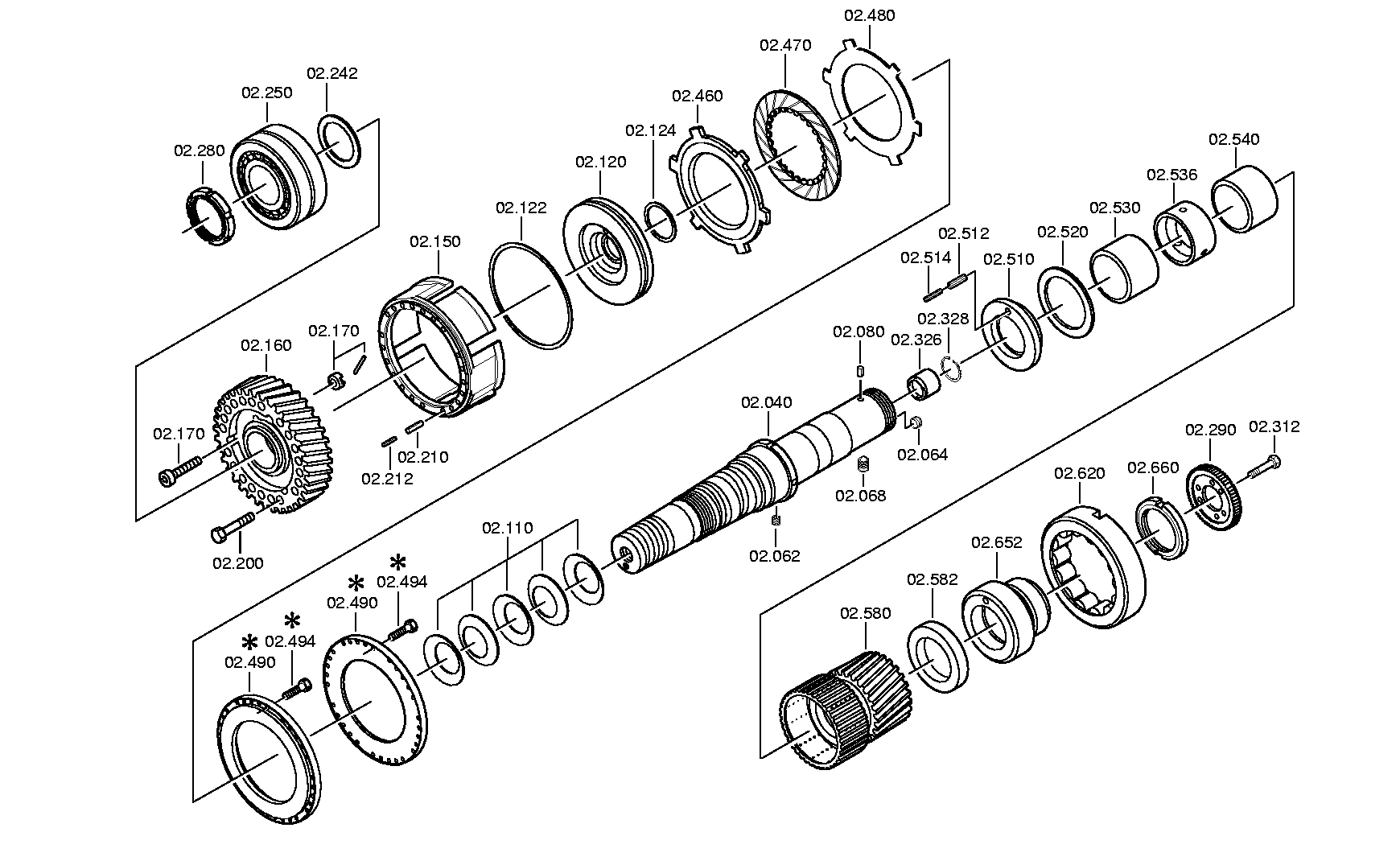 Входной фланец 3085302171 ZF