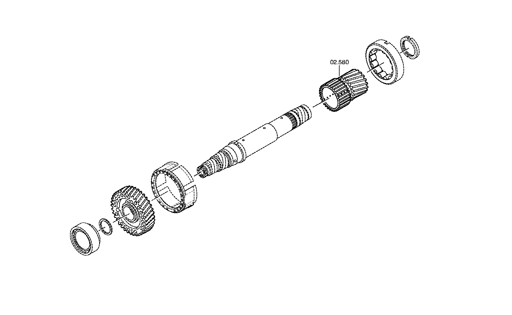 Ведущая шестерня 3085302067 ZF