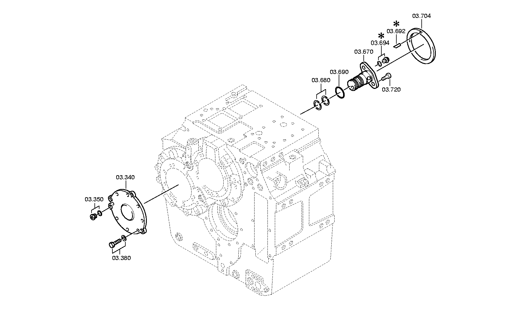 OIL FEEDER 3085302100 ZF