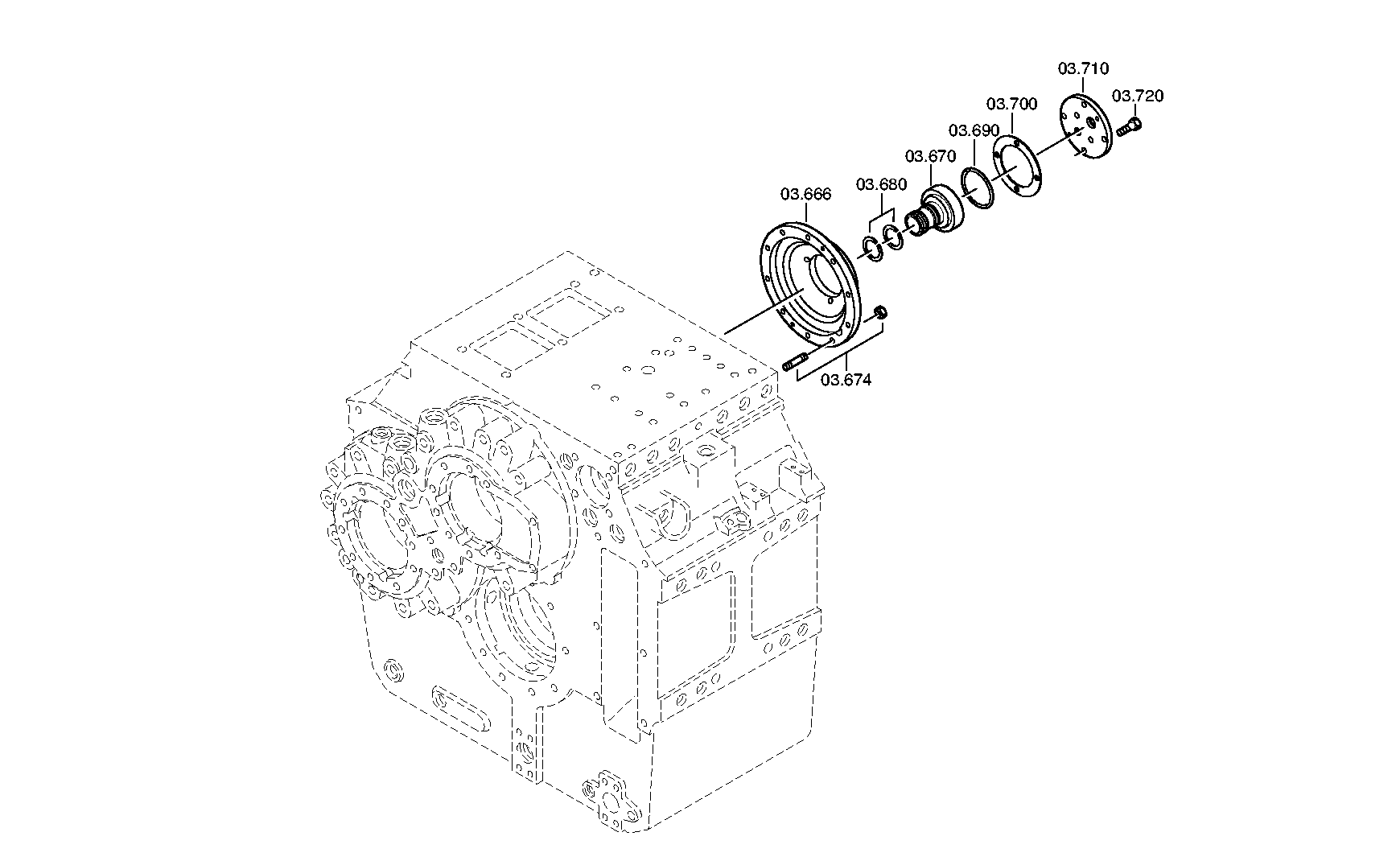 Промежуточный вал 3083315003 ZF