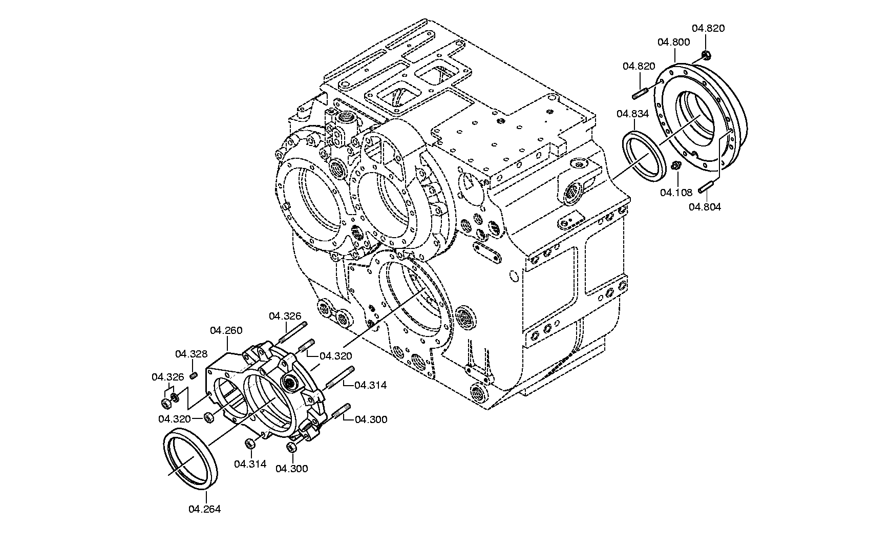 Крышка 3085304199 ZF
