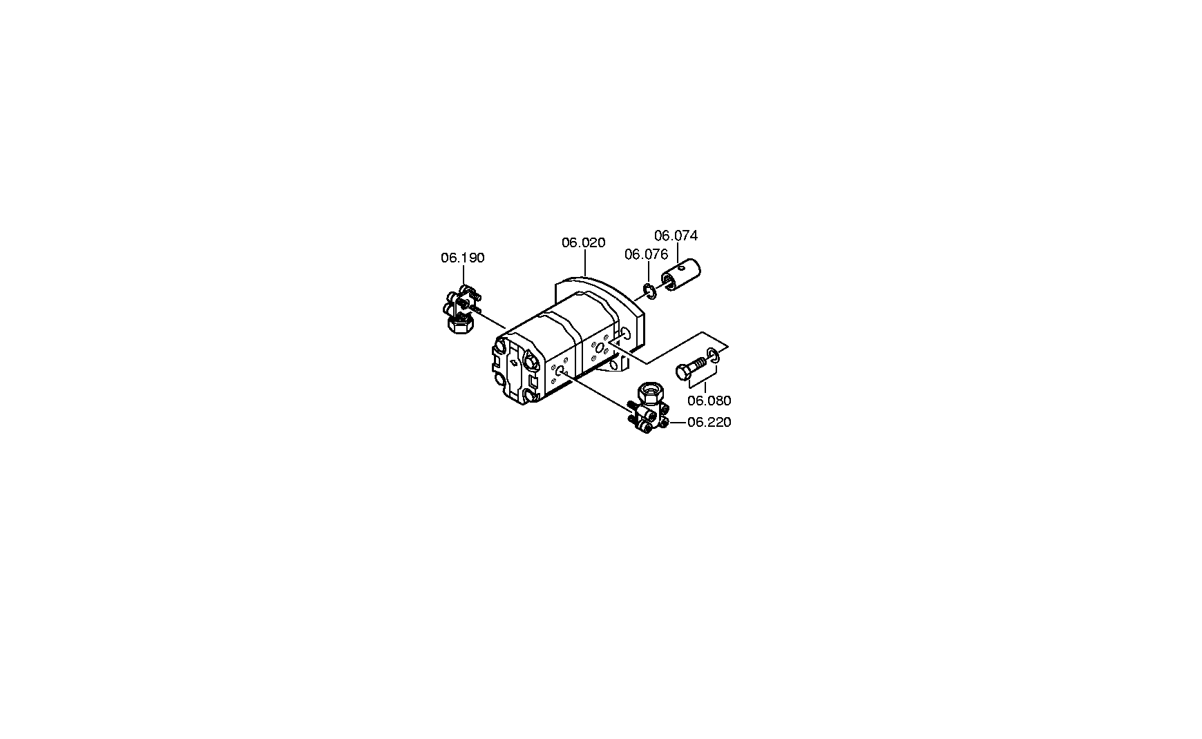 SUCTION LINE 3083207030 ZF