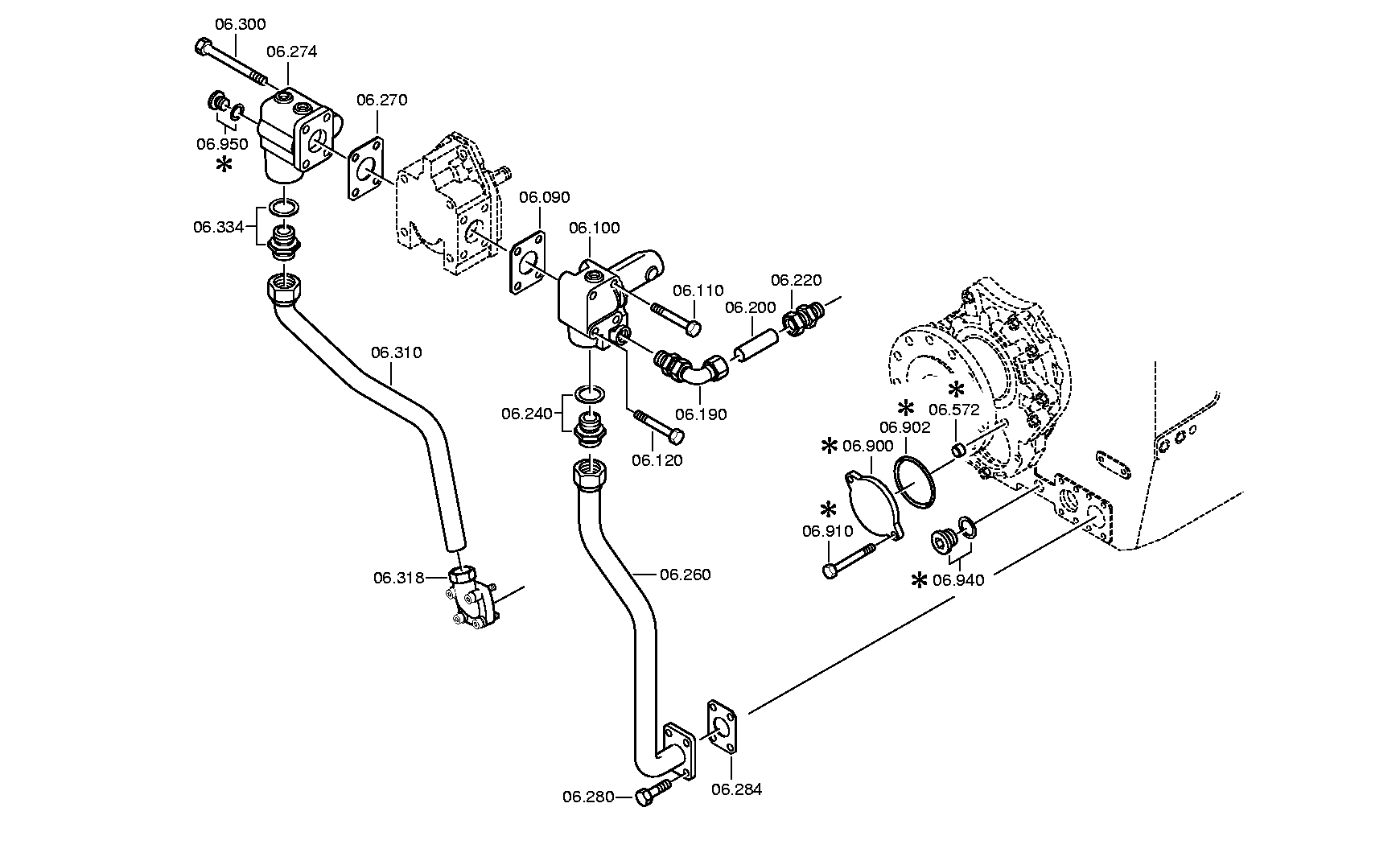 GEAR PUMP 0646121074 ZF