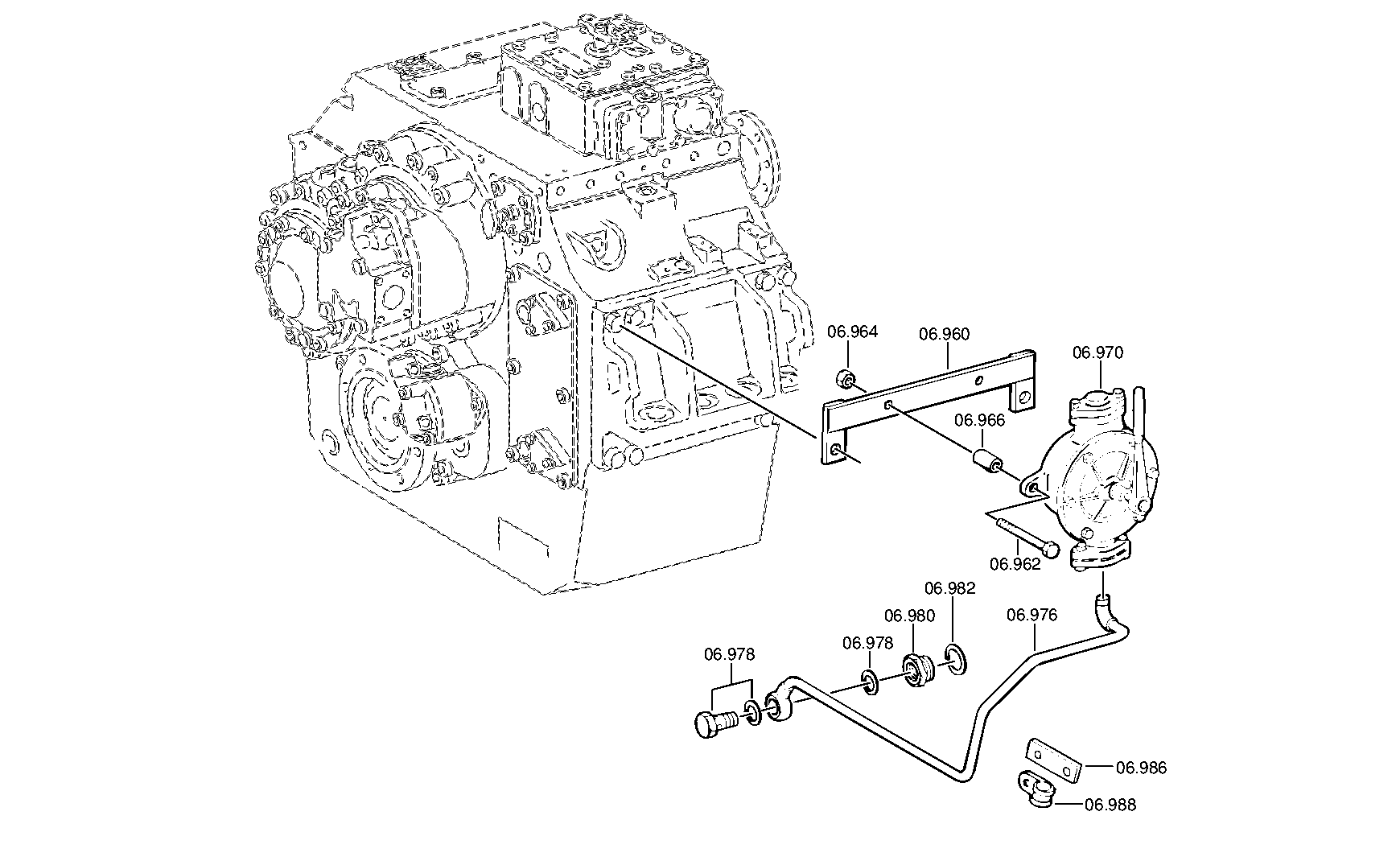 SUCTION LINE 3085207065 ZF