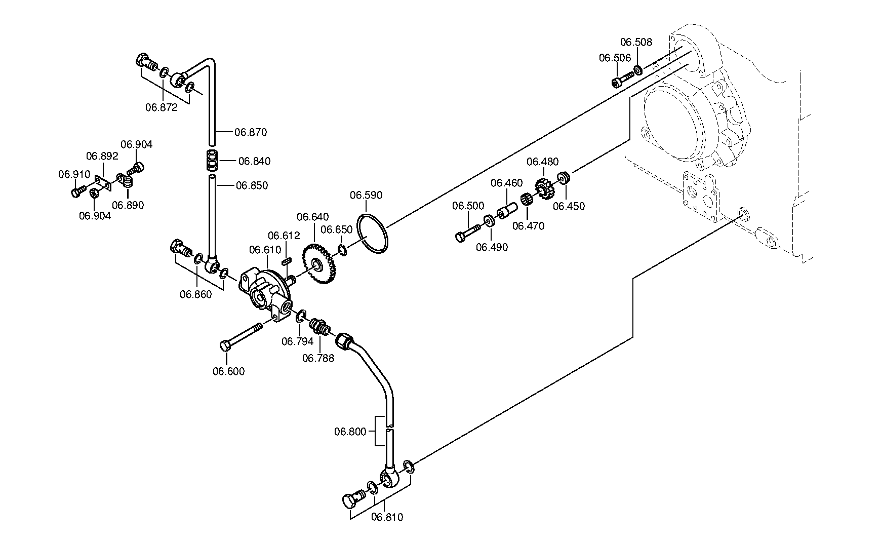 PRESSURE LINE 3085206005 ZF