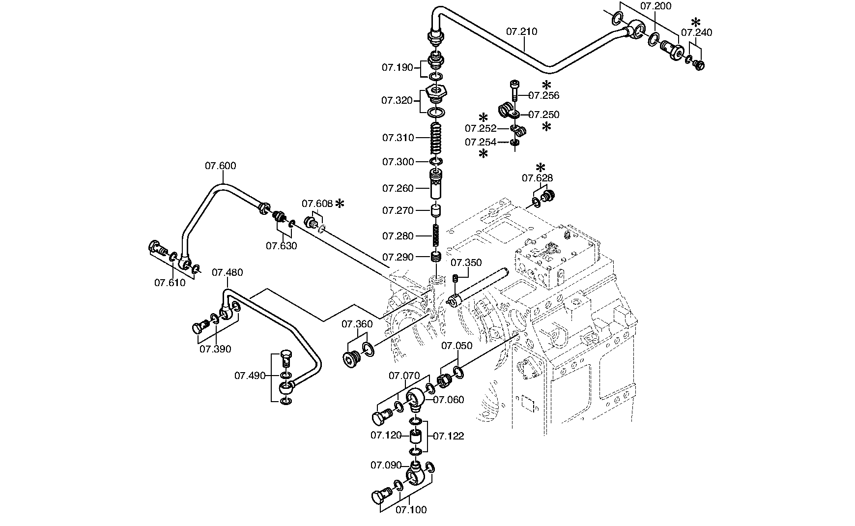 CONTROL LINE 3085207033 ZF