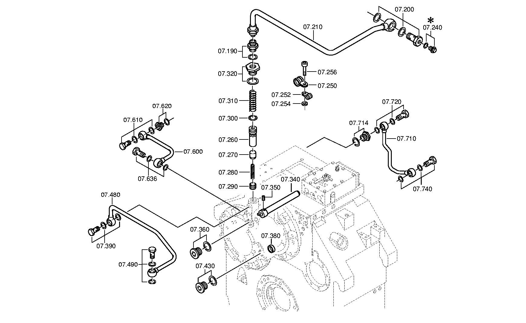 Болт с шестигранной головкой 0636011069 ZF