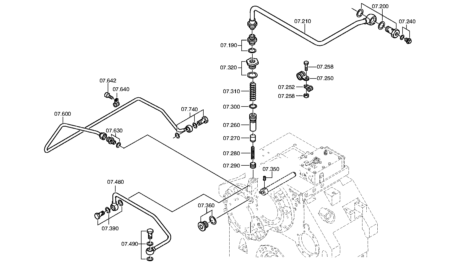 CONTROL LINE 3085207052 ZF