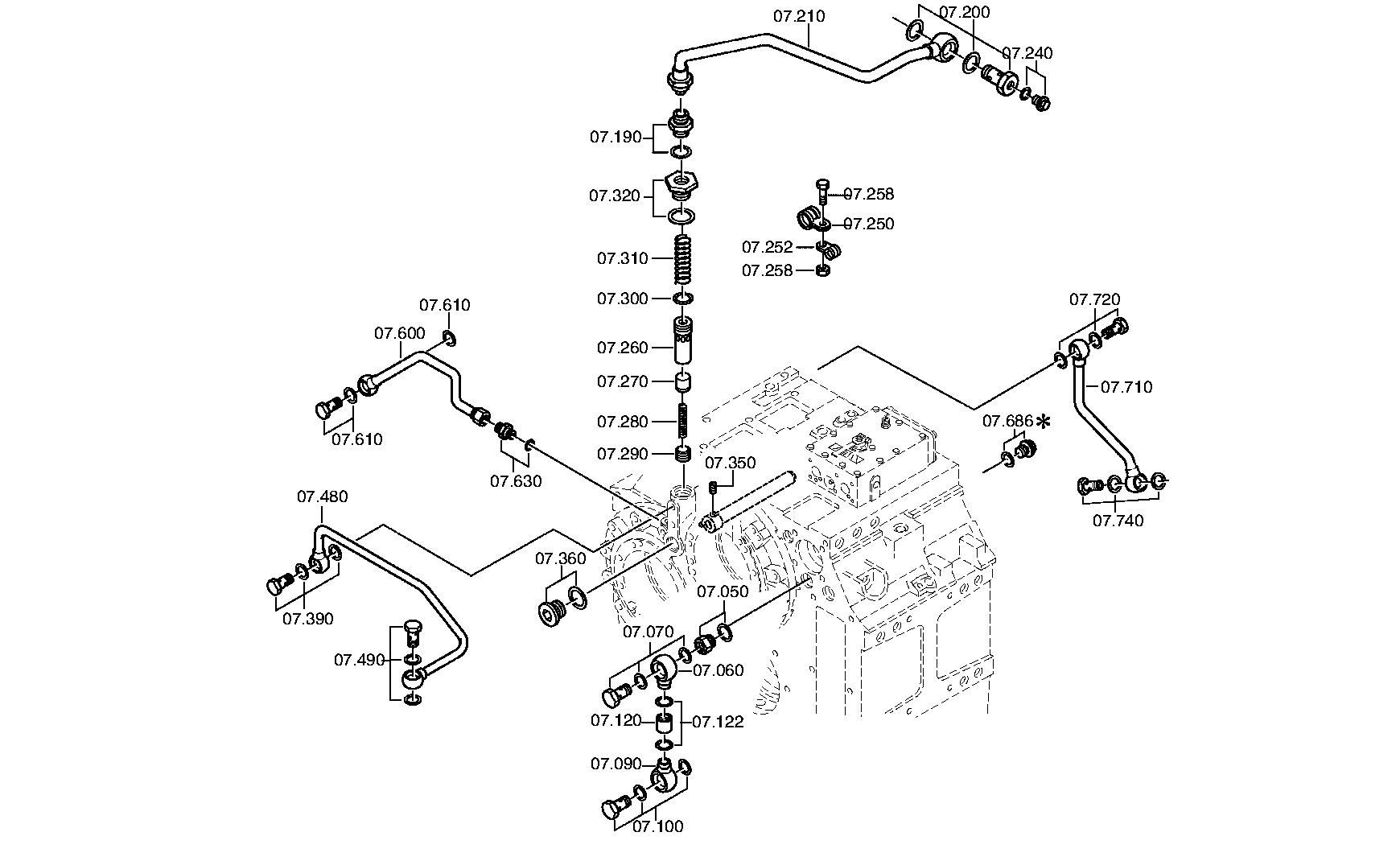 CONTROL LINE 3085207111 ZF