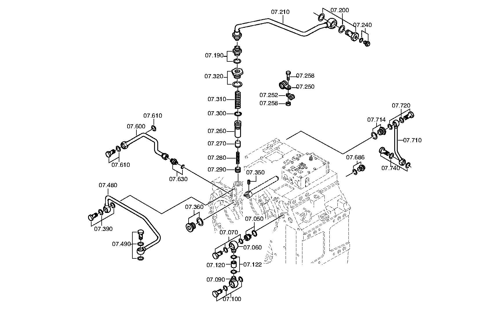 CONTROL LINE 3085207115 ZF