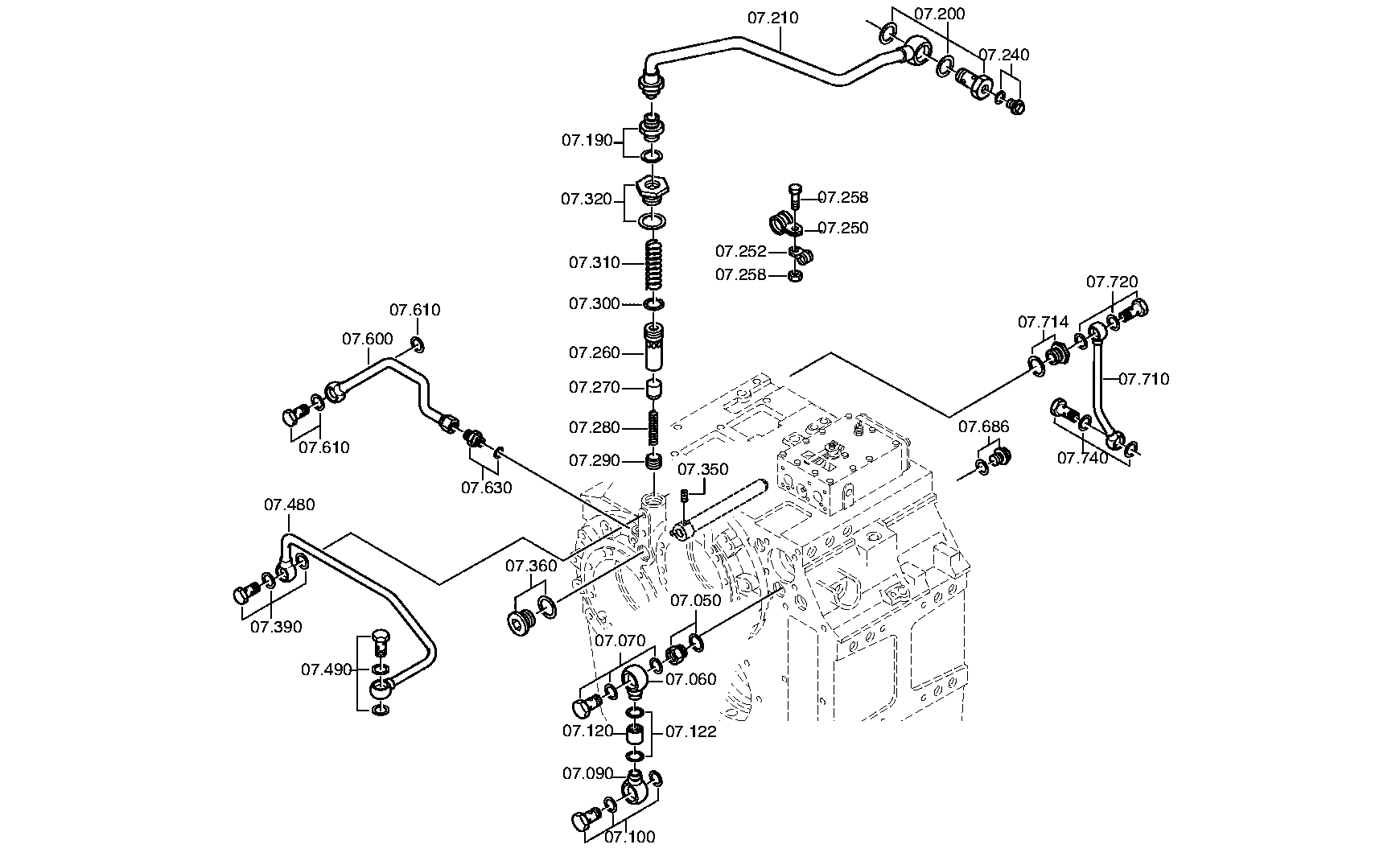 CONTROL LINE 3085207124 ZF