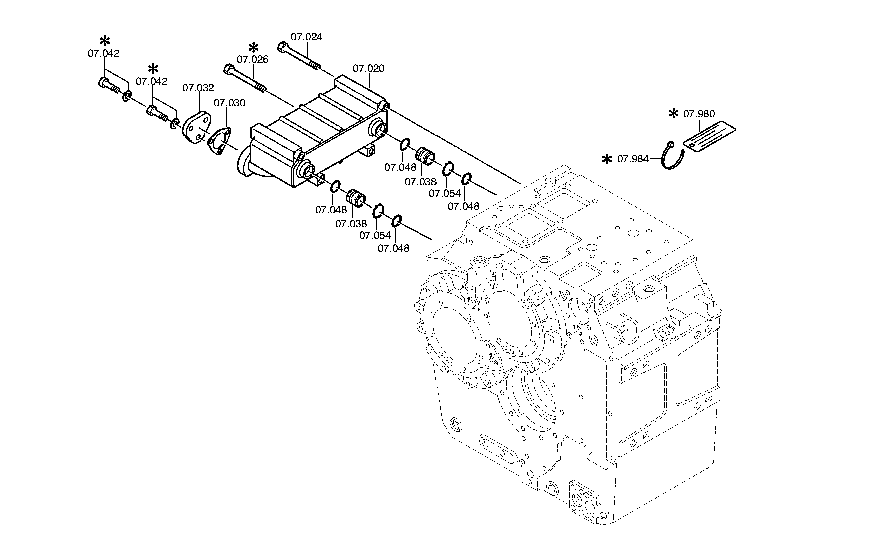 CONTROL LINE 3085207117 ZF