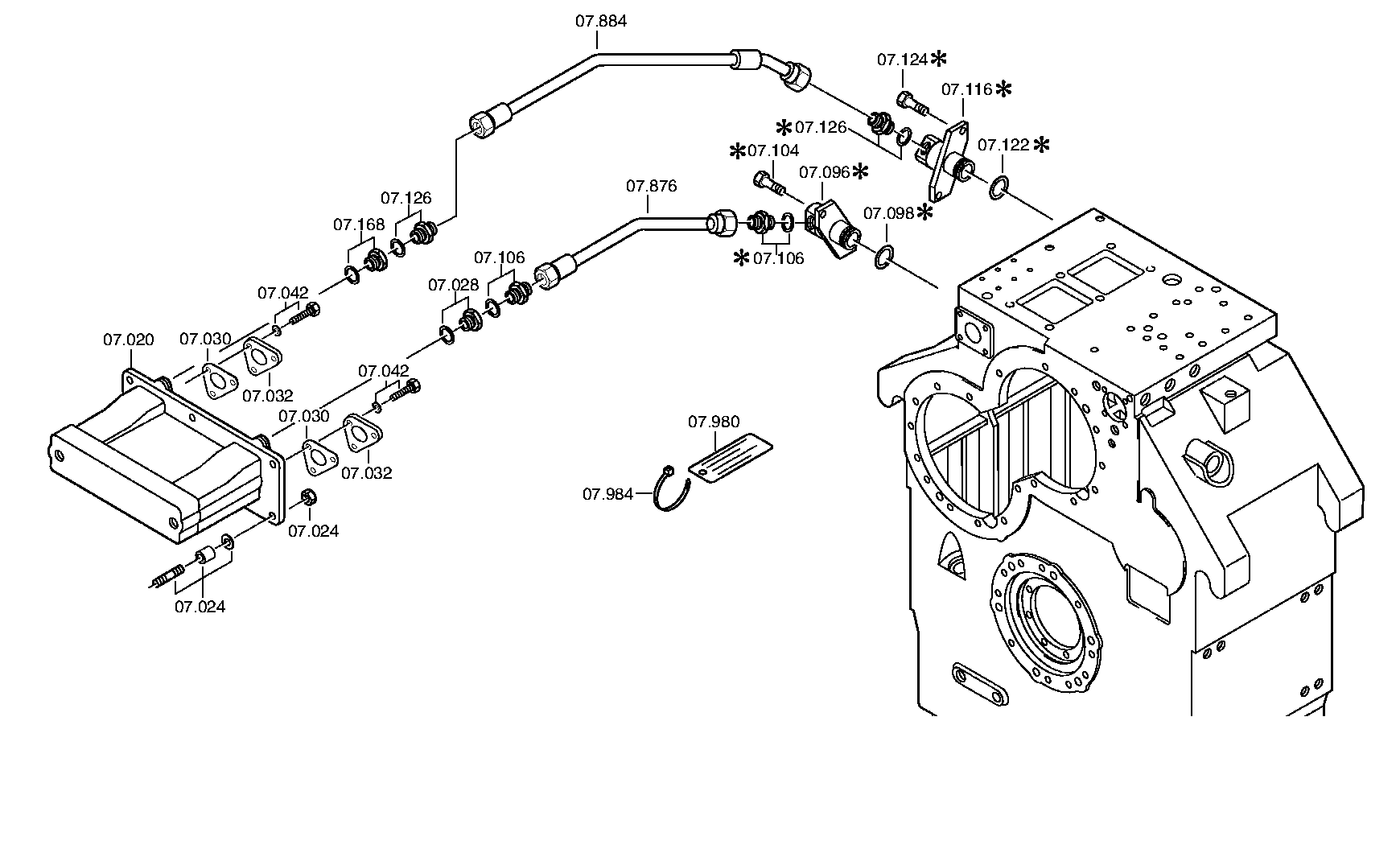 CONTROL LINE 3085207085 ZF