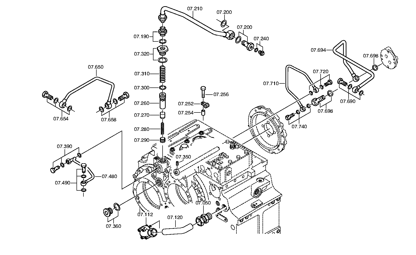 Трубопровод 3085207182 ZF