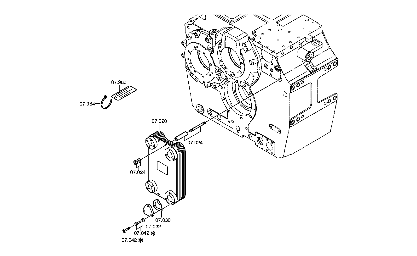 Трубопровод 3085207168 ZF