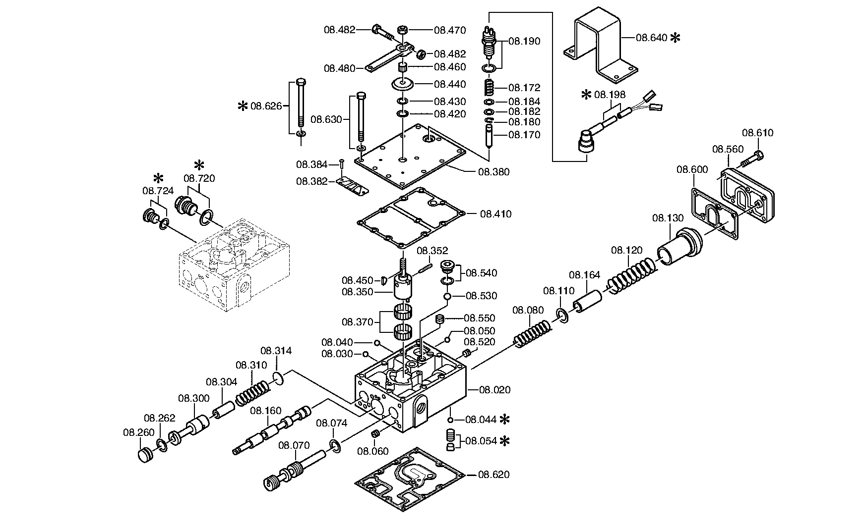 CONTROL HOUSING 3085208001 ZF