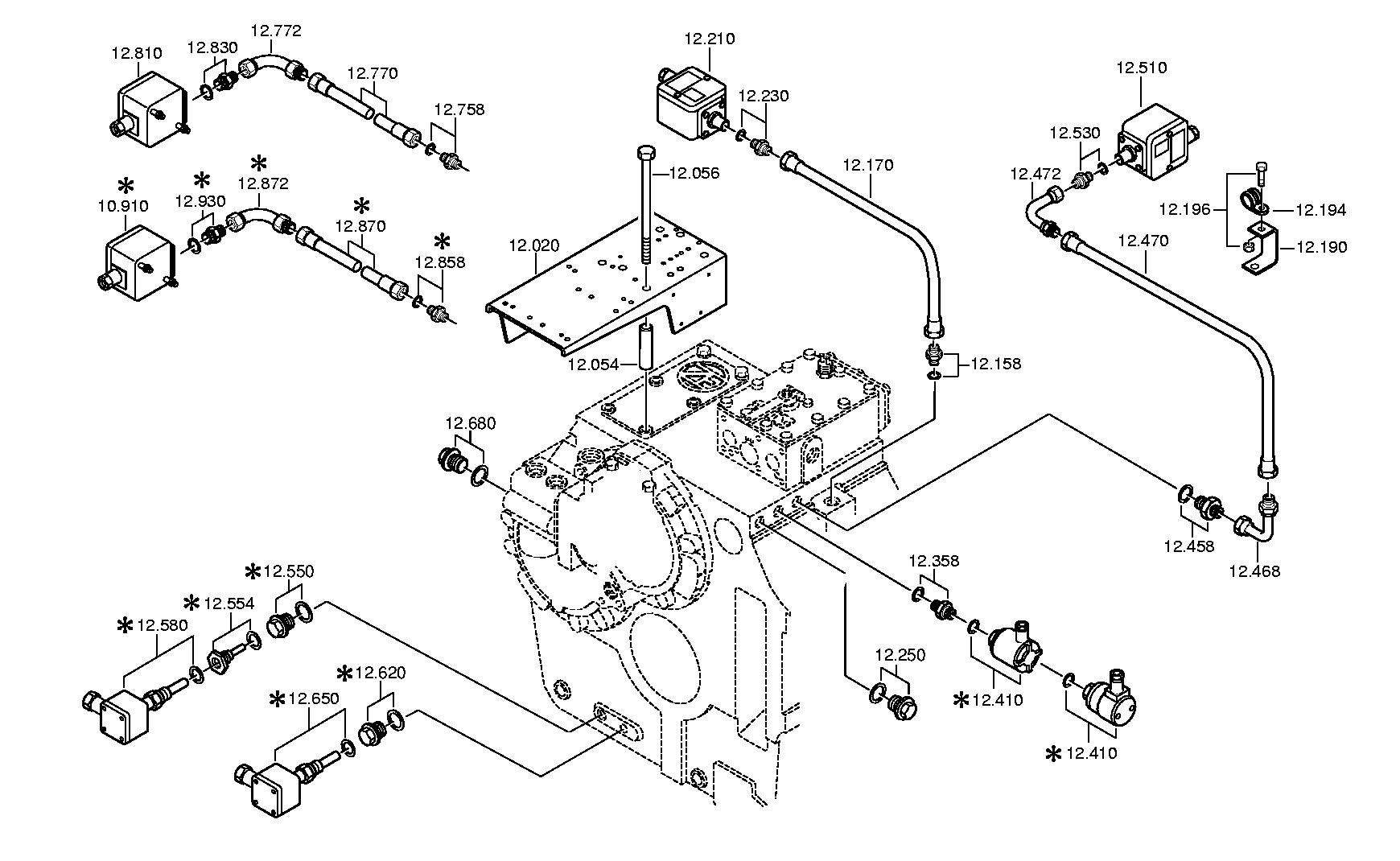 Жгут проводов 3085210349 ZF