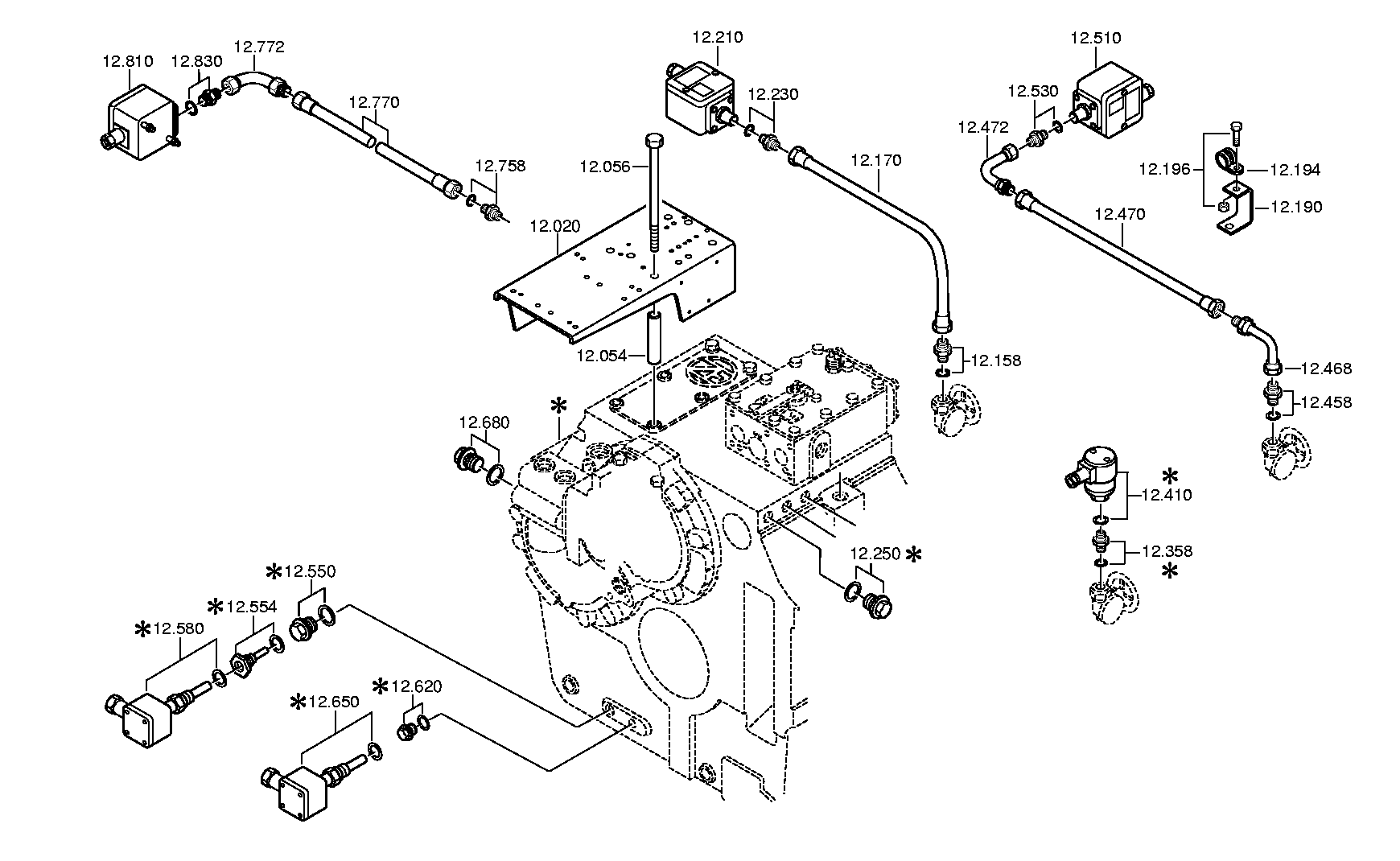 Жгут проводов 3085210437 ZF