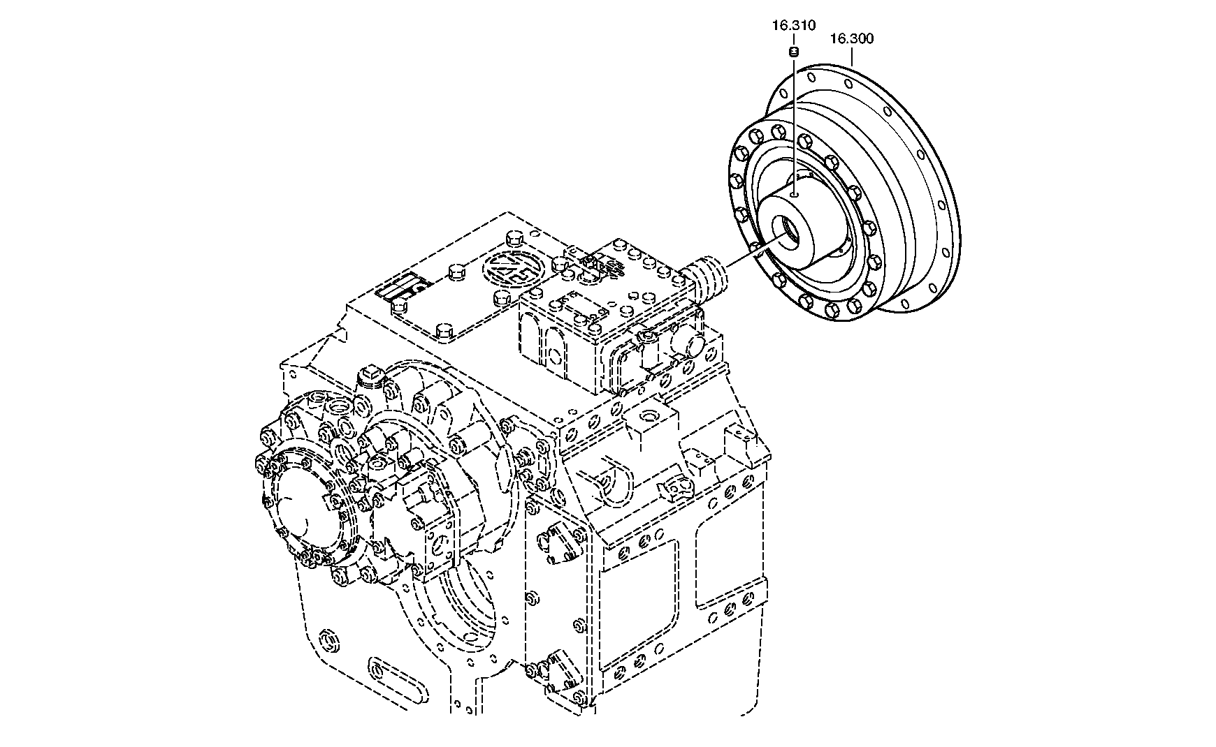Шпилька 0636604095 ZF