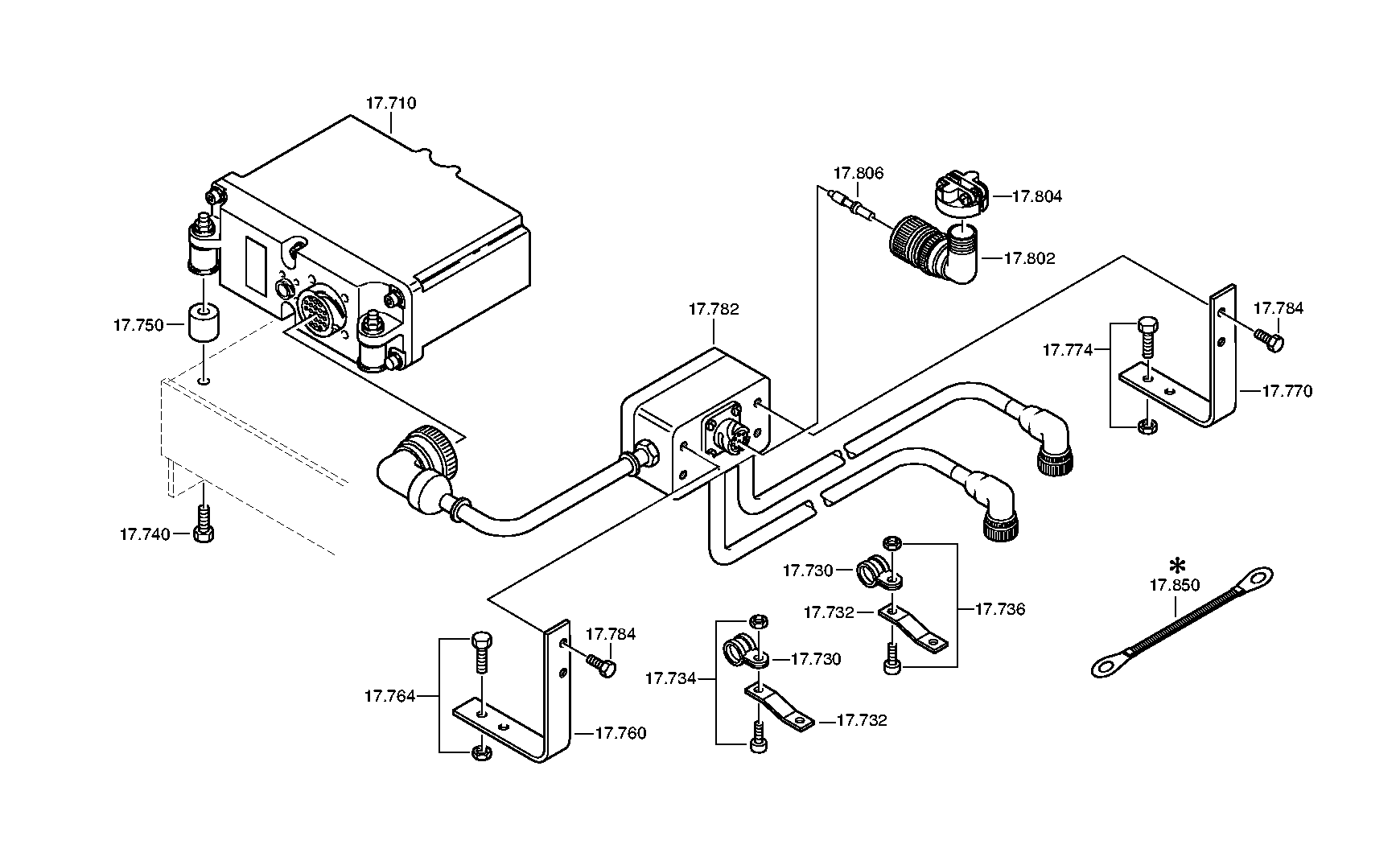 Кабель общего назначения 6029204490 ZF