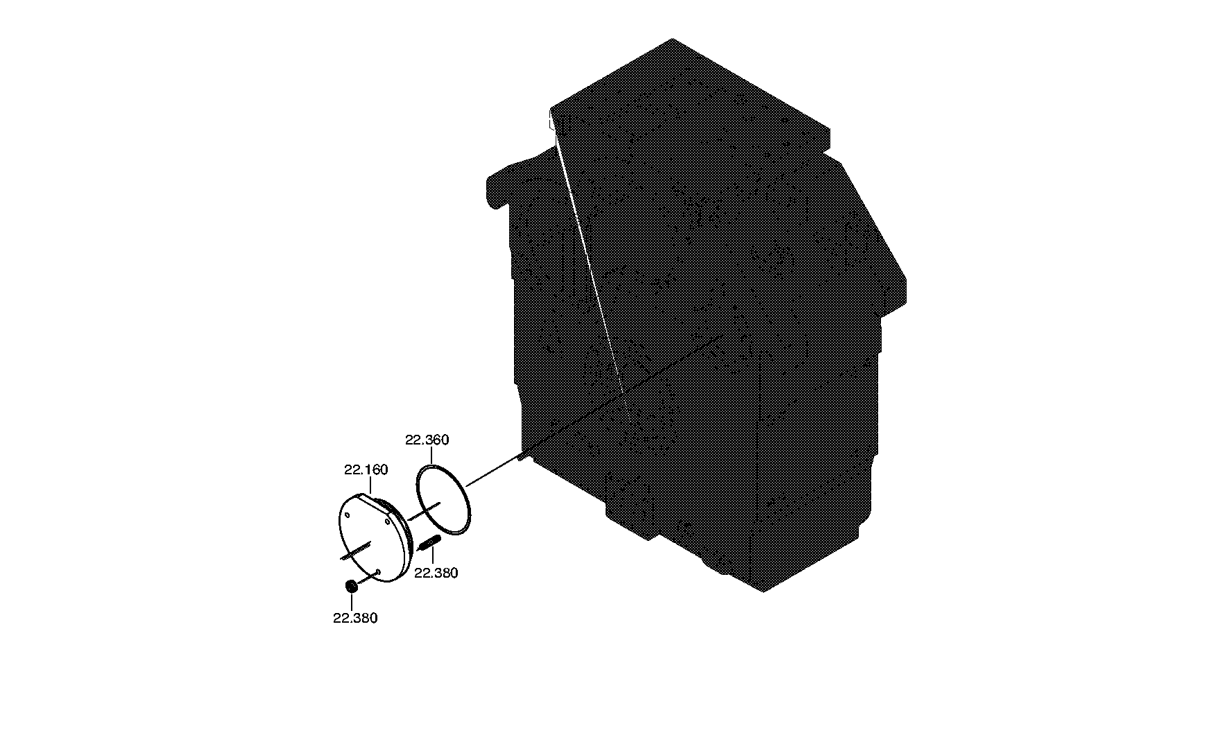 Крышка 3085322005 ZF