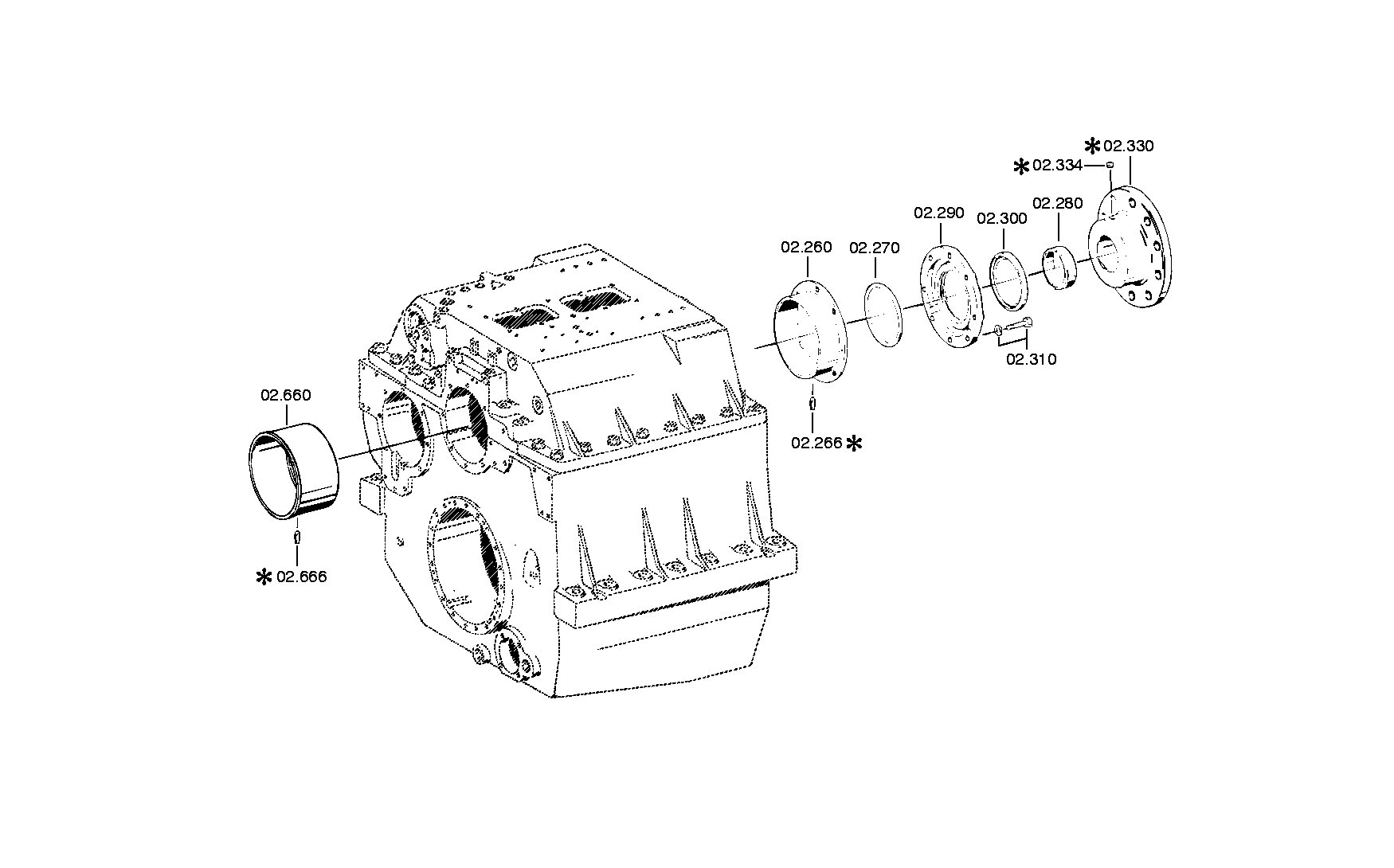 Косозубое зубчатое колесо 3052202085 ZF