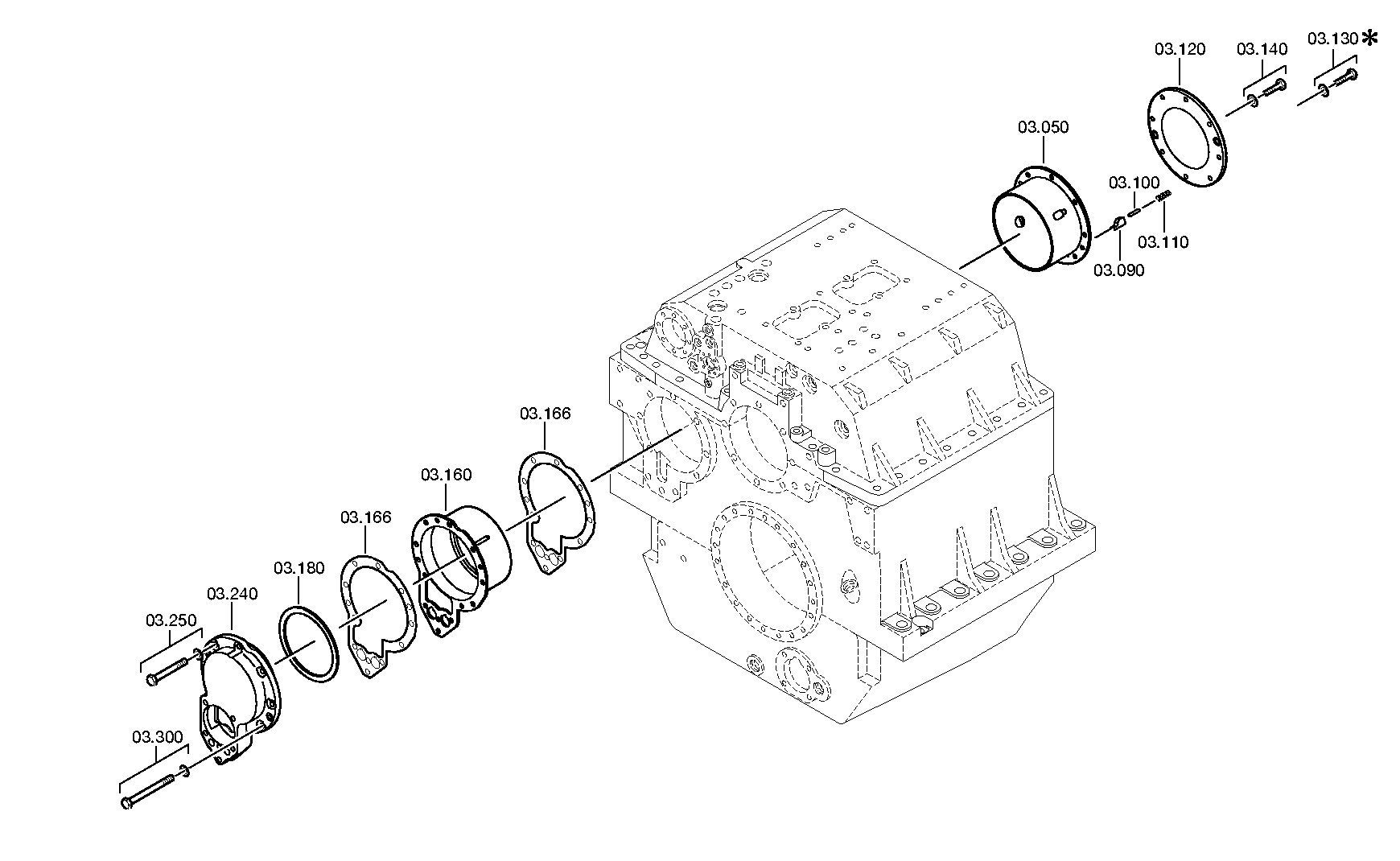Косозубое зубчатое колесо 3052303054 ZF