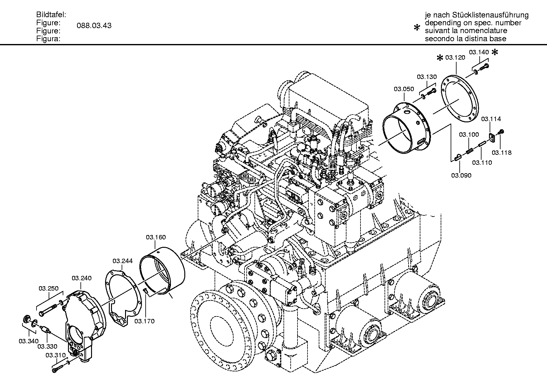 Косозубое зубчатое колесо 3052303052 ZF