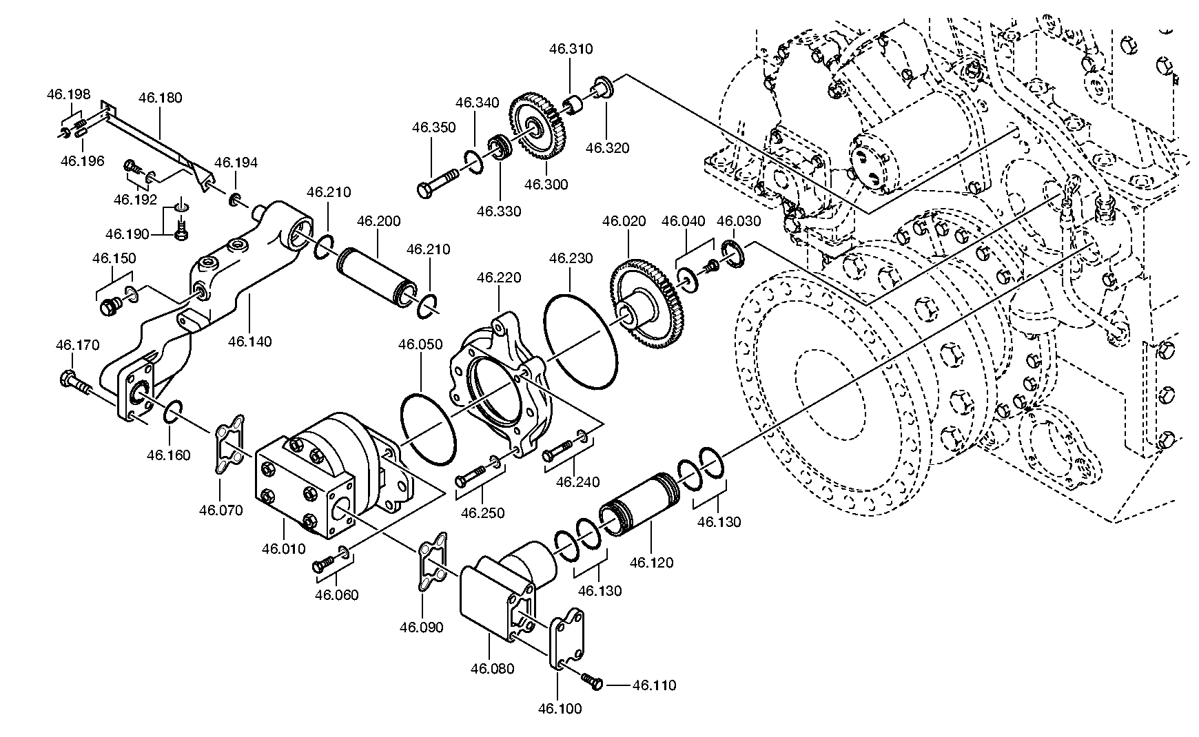 Промежуточная крышка 3052206038 ZF