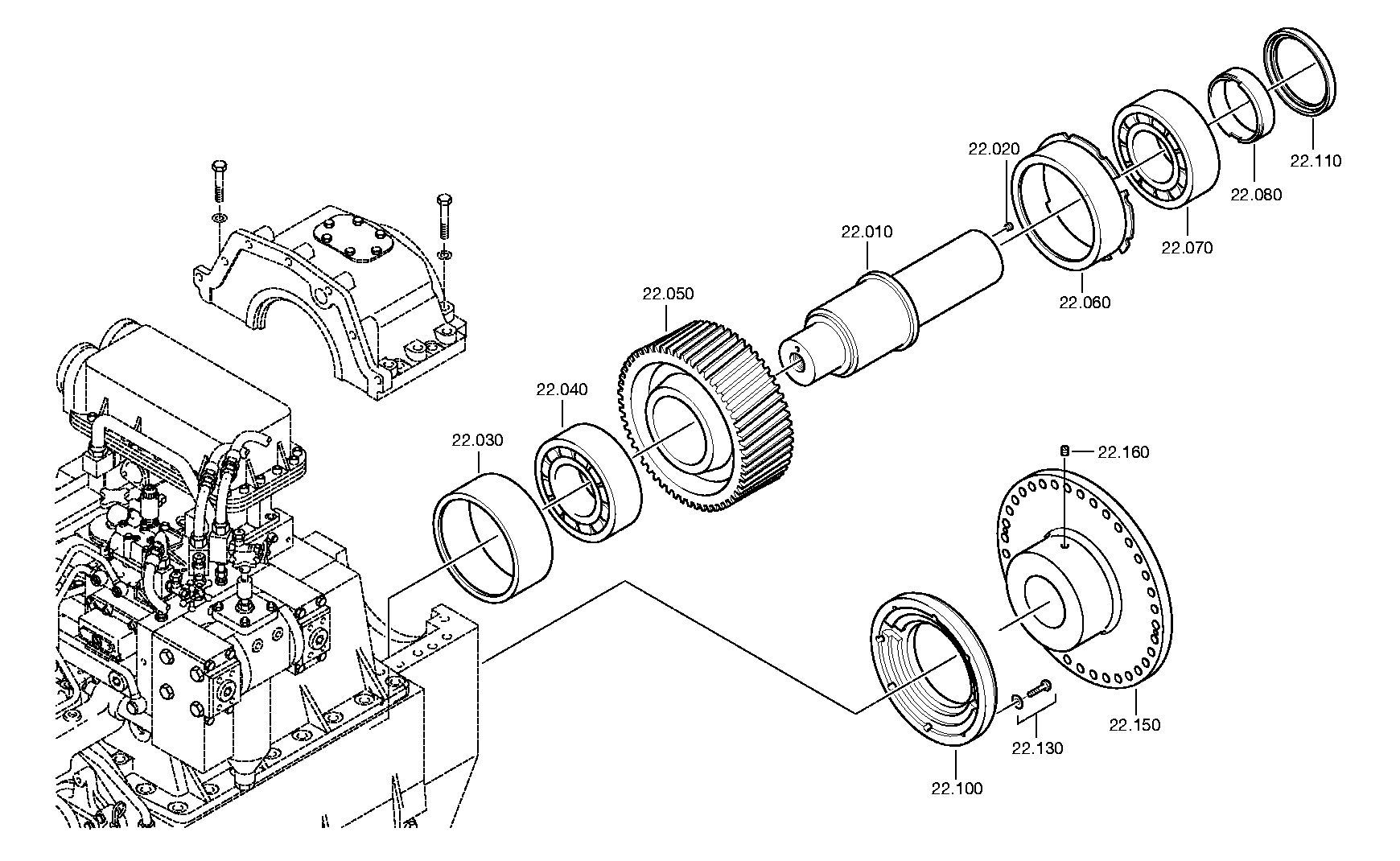 Входной фланец 3052305013 ZF