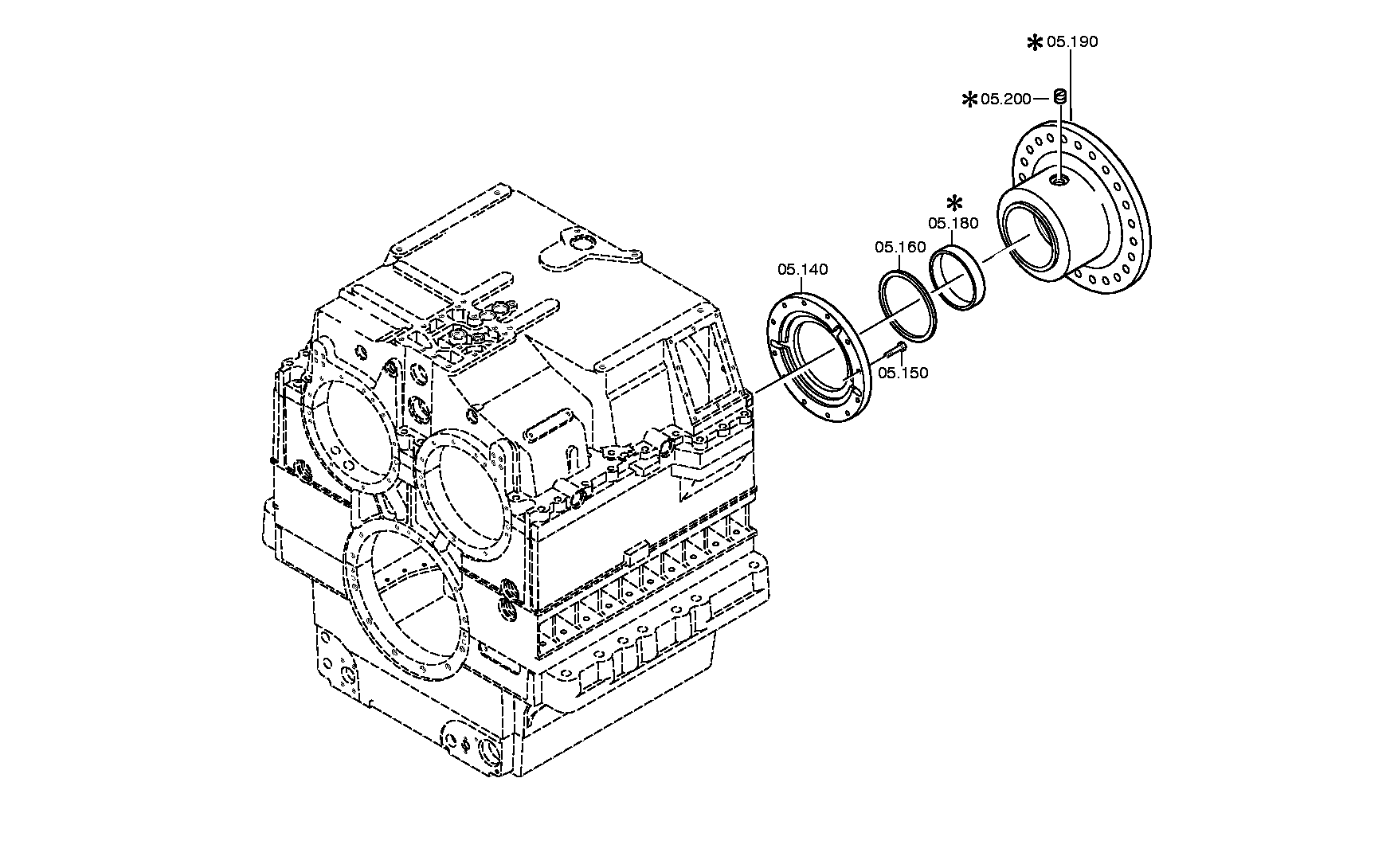 Входная шестерня 3090305029 ZF