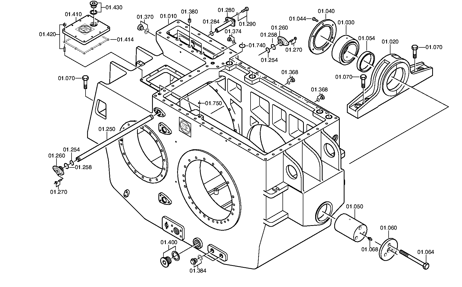 Масляная трубка 3092301048 ZF