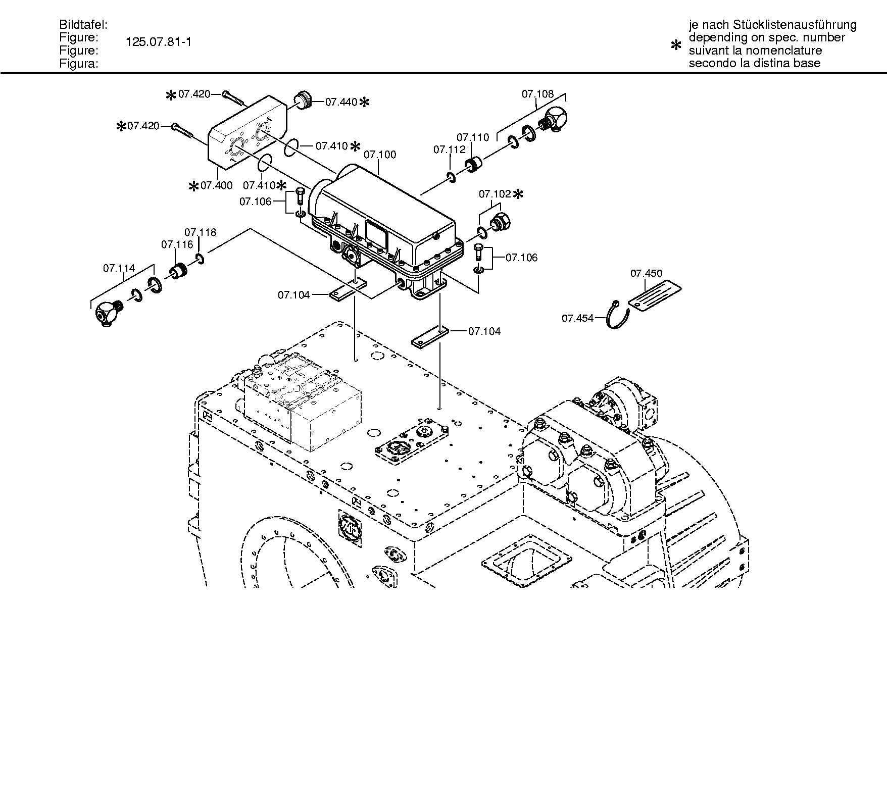 Трубопровод 3092207024 ZF