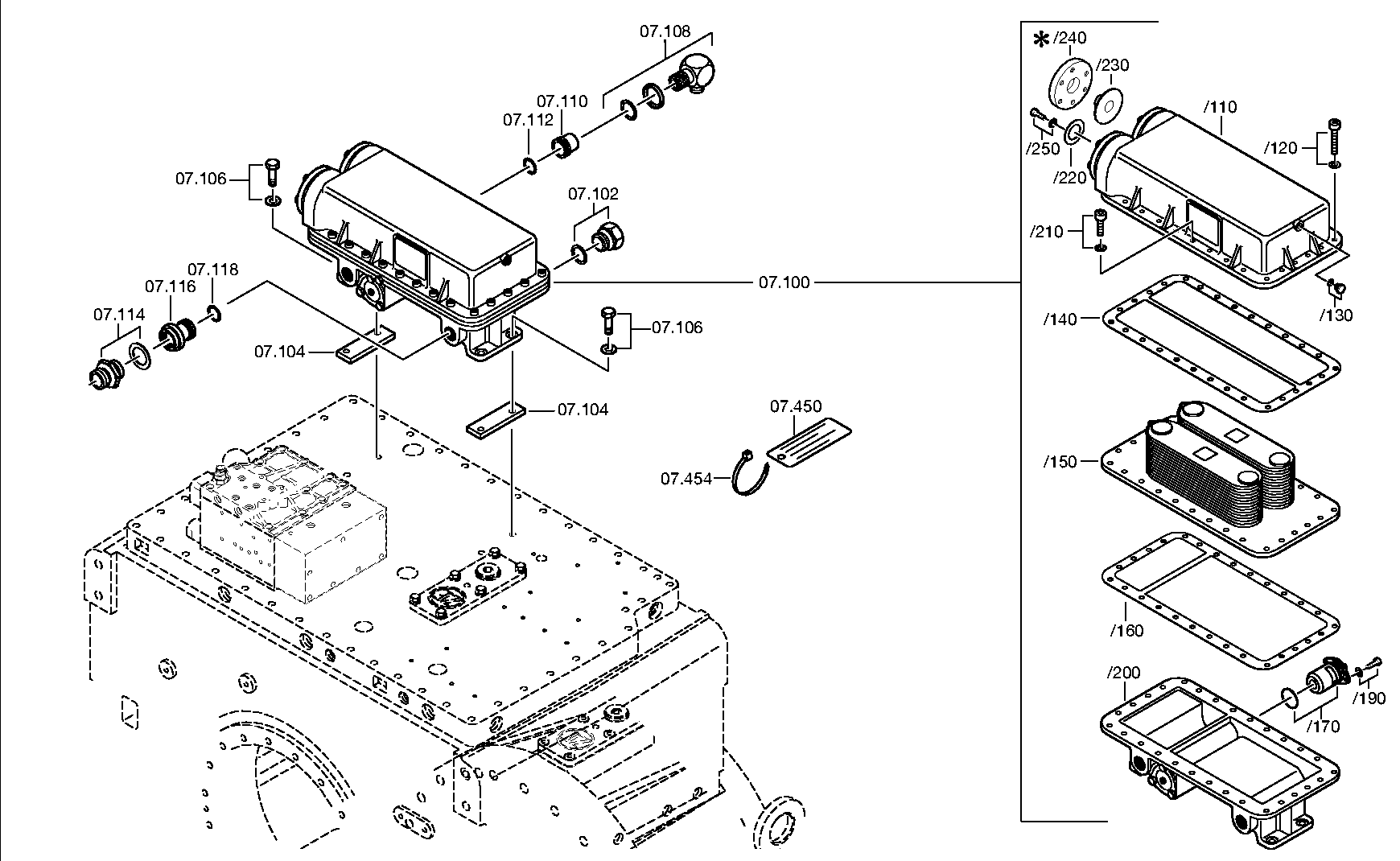 Шланг 0632703044 ZF