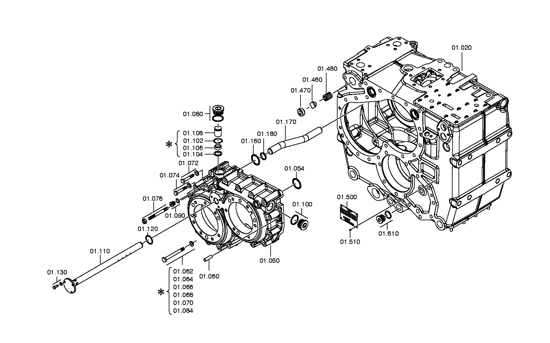 Форсуночная трубка 3100207016 ZF