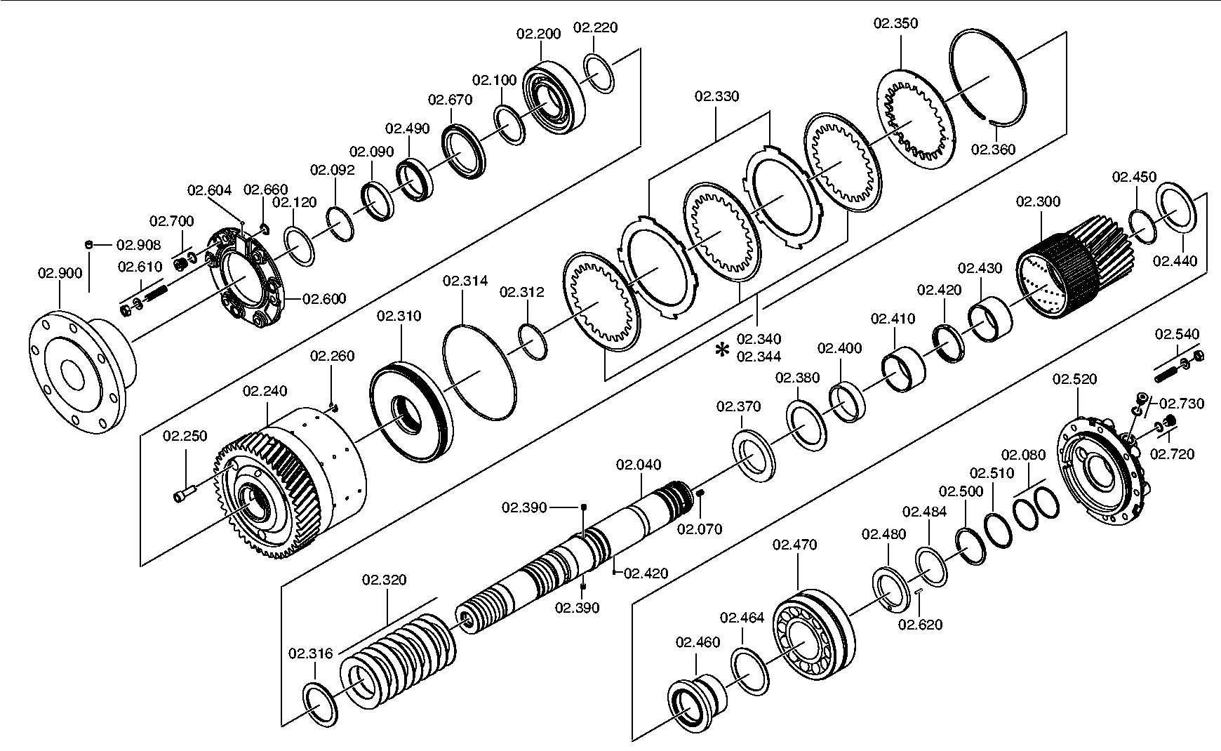 Входной фланец 3100302131 ZF