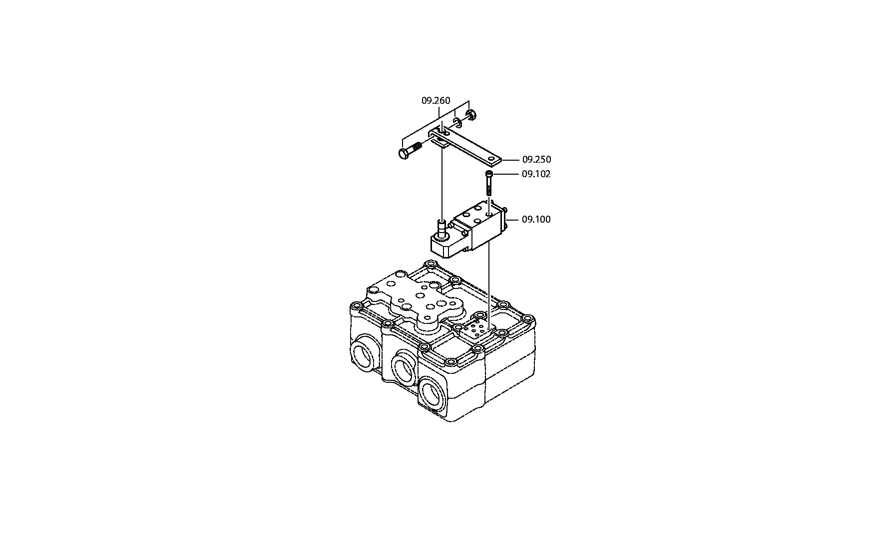 LEVER 3100308011 ZF