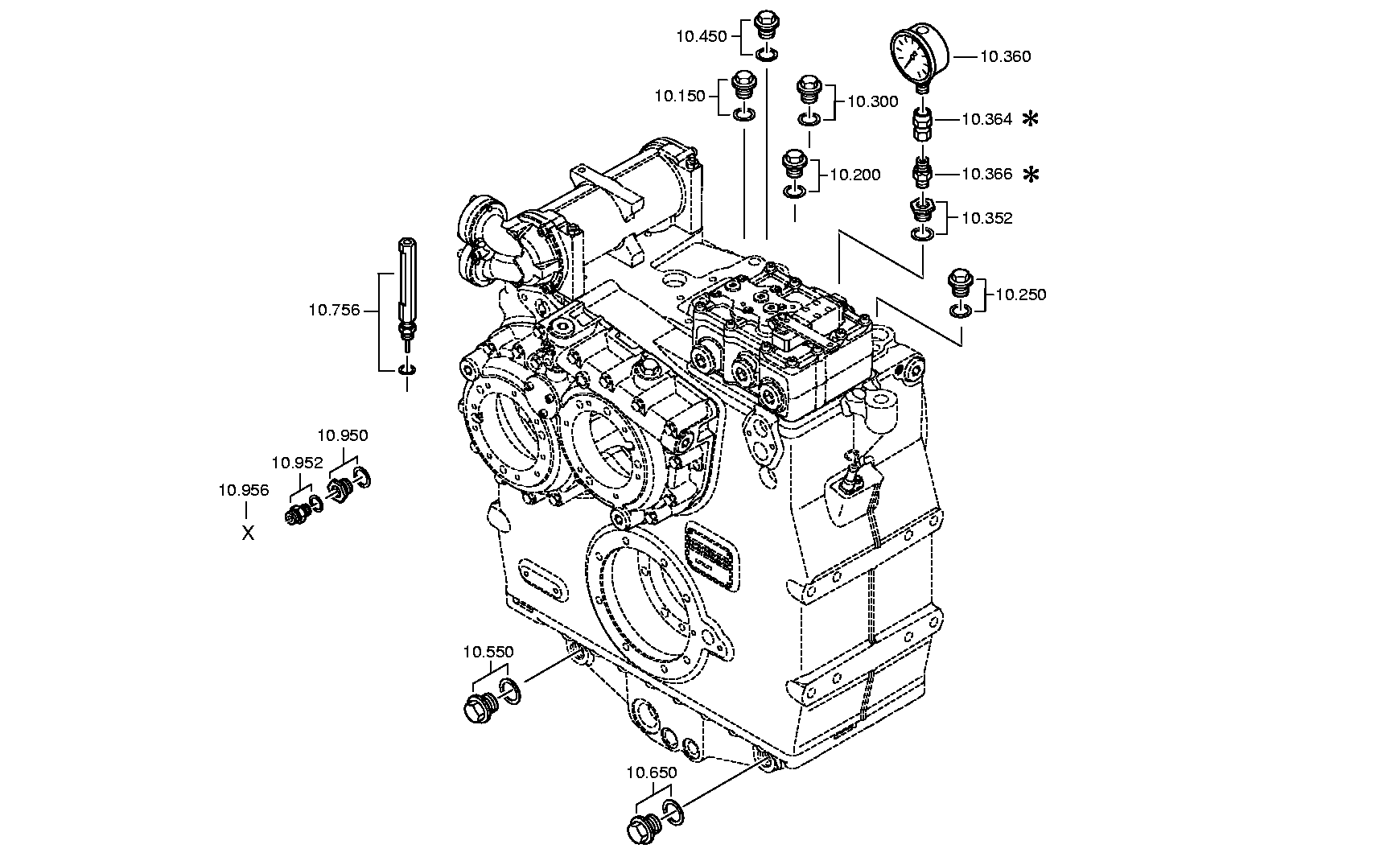Корпус 3100201009 ZF
