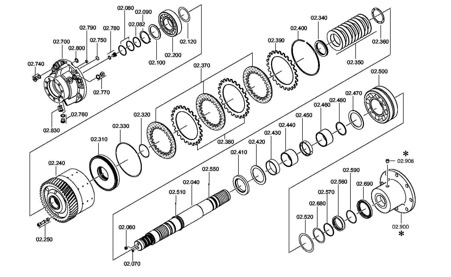 Входной фланец 3101302076 ZF