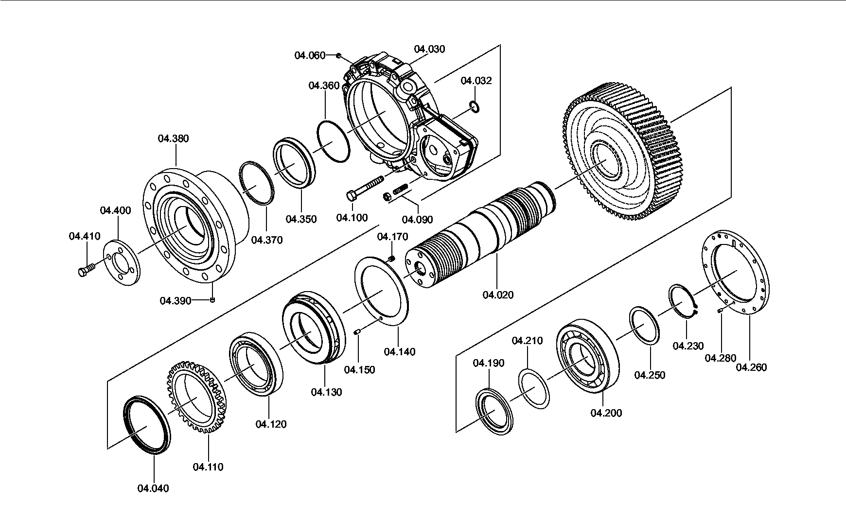 Выходная шестерня 3101304072 ZF