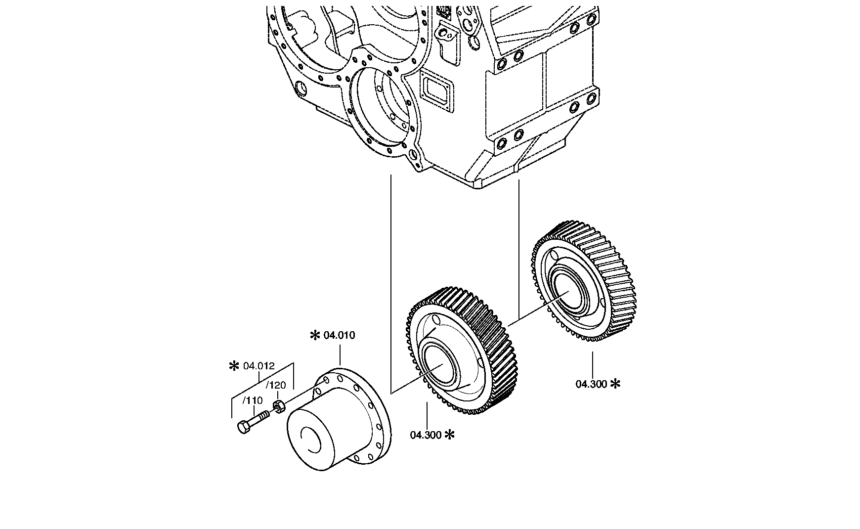 Выходная шестерня 3101304071 ZF