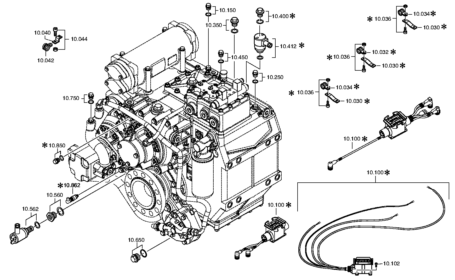 Жгут проводов 3101210045 ZF