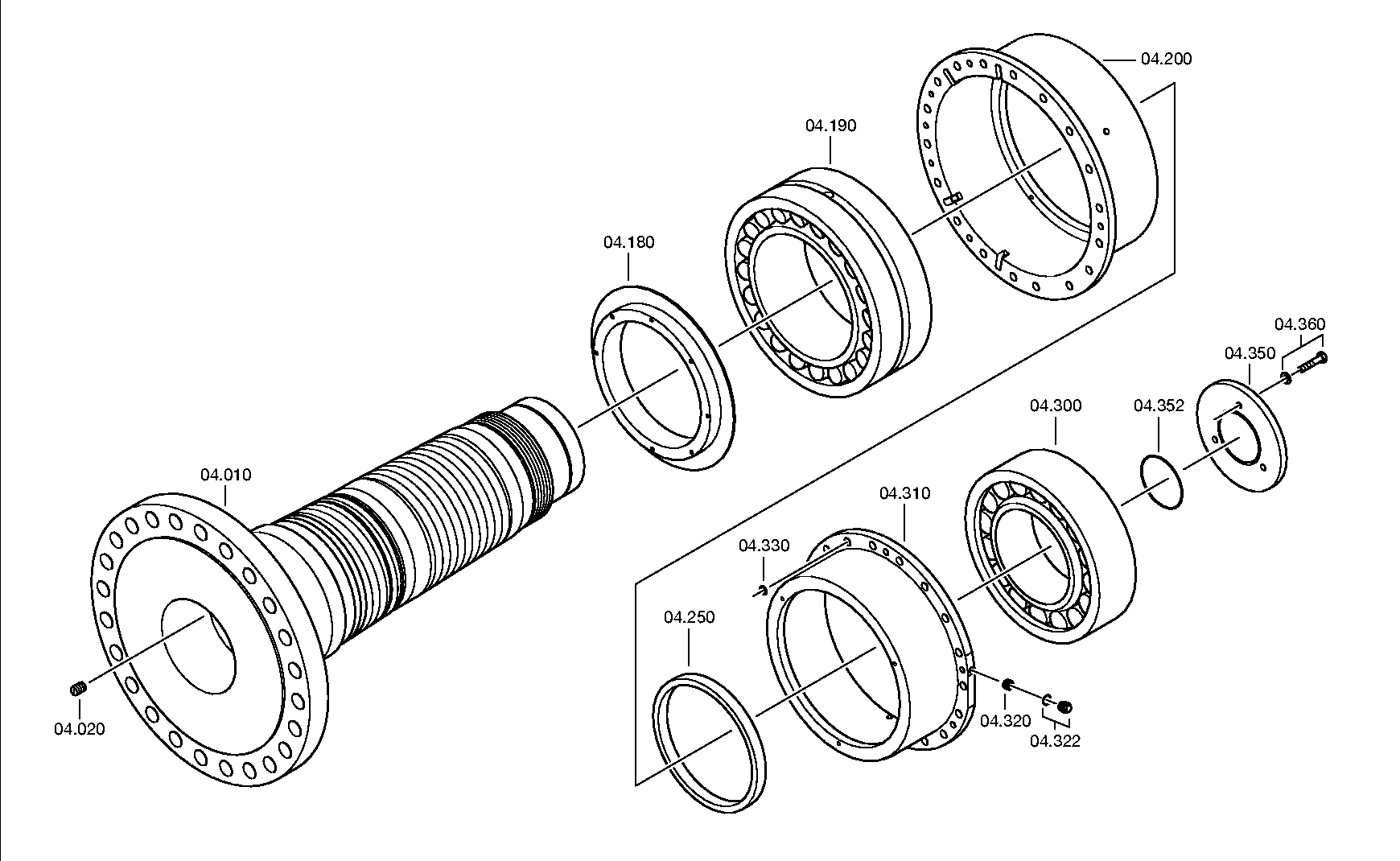 Промежуточная крышка 3102304007 ZF