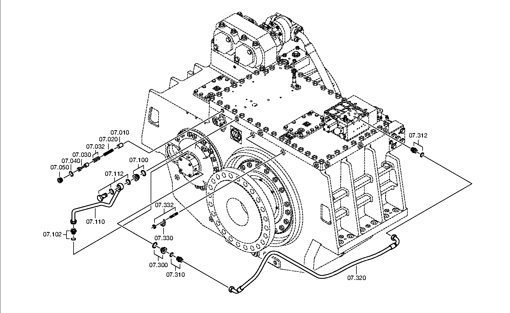 PRESSURE LINE 3102207003 ZF