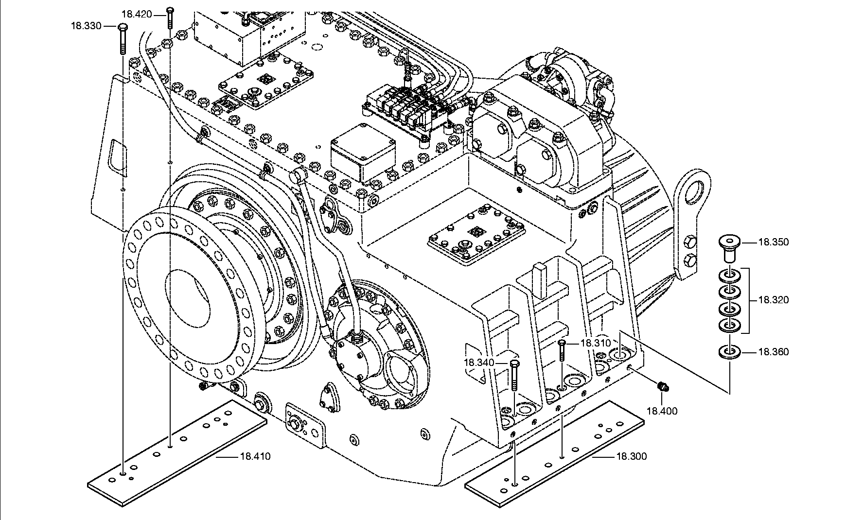 Болт с шестигранной головкой 0636021274 ZF